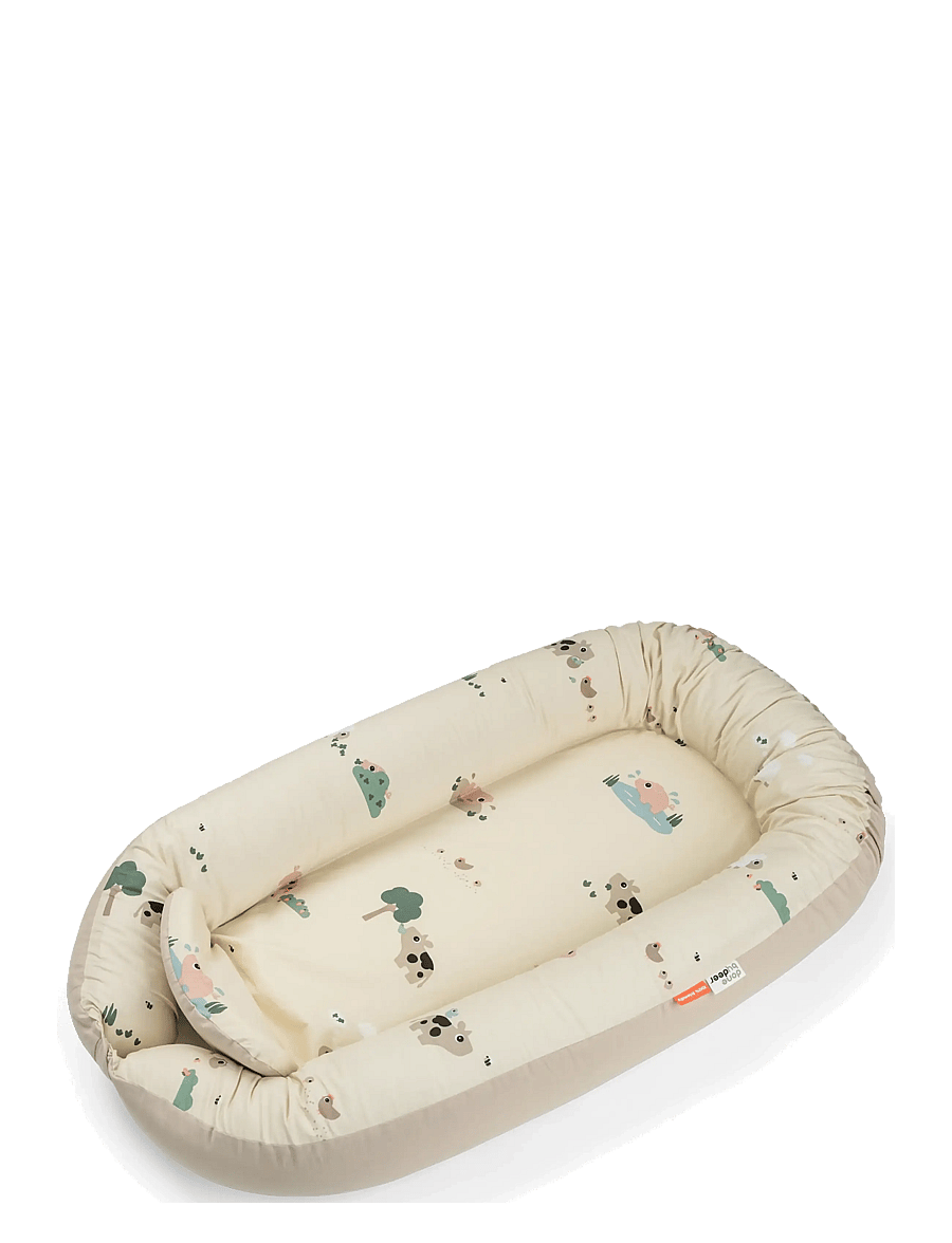 Done by Deer - Cozy nest Tiny farm Sand - babynester - sand - 1