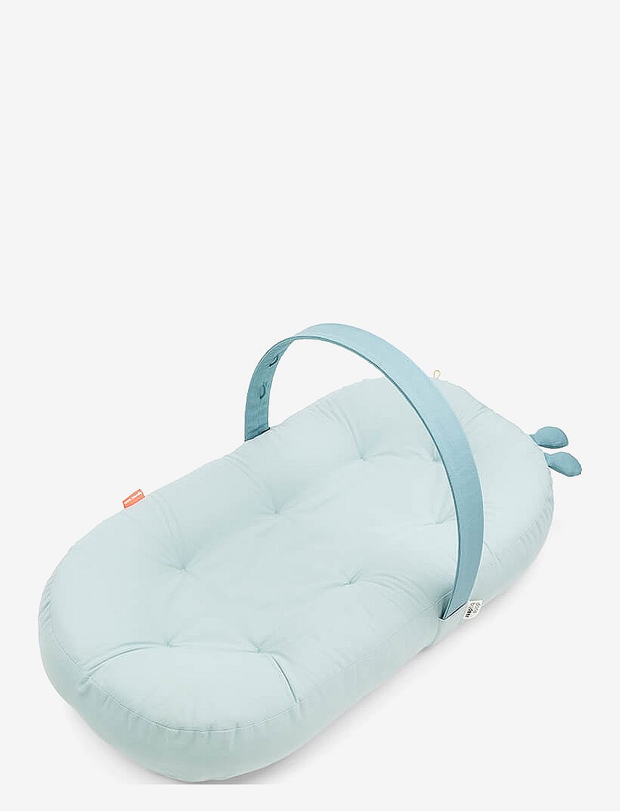 Done by Deer - Cozy lounger w/activity arch Raffi Blue - babynester - blue - 0