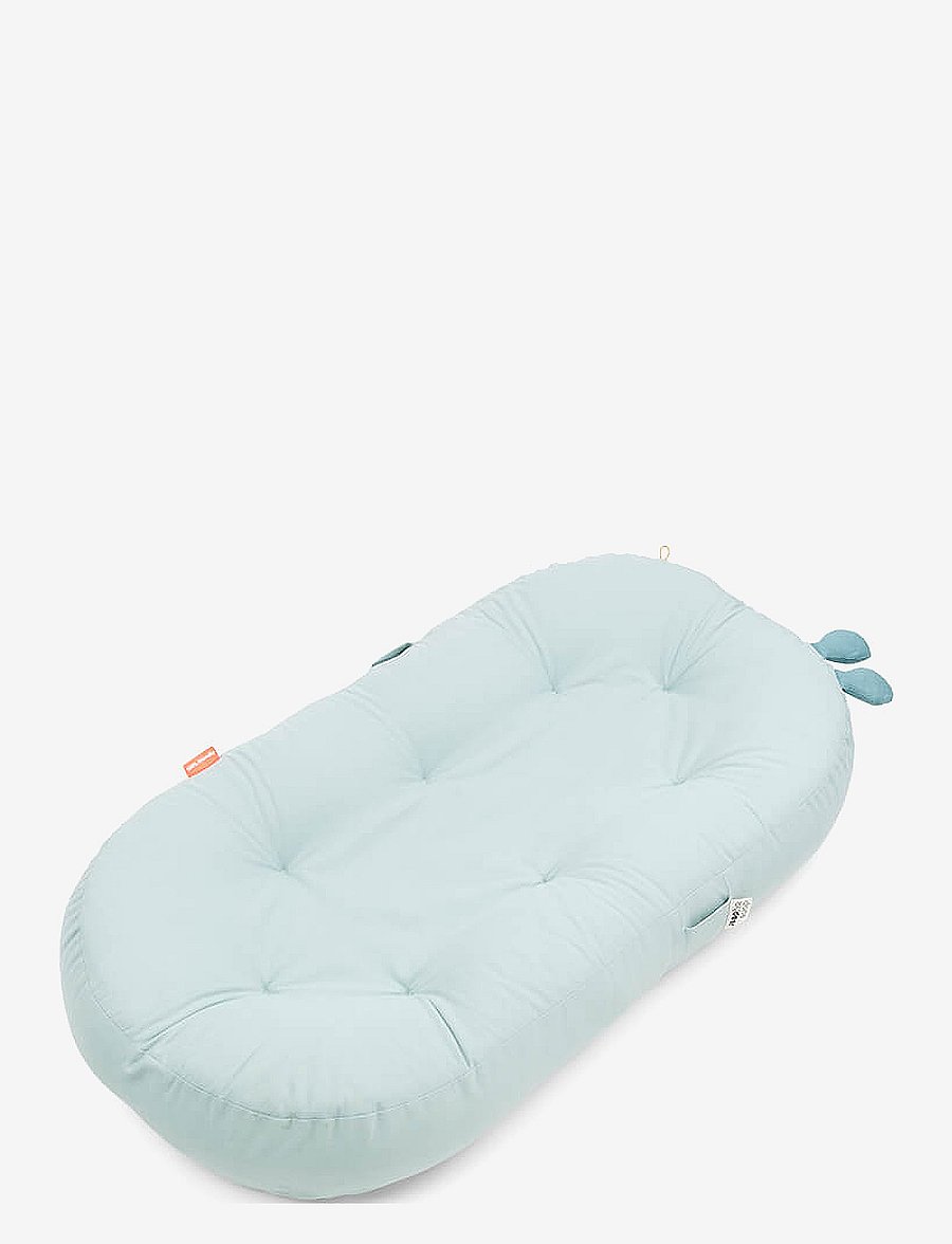 Done by Deer - Cozy lounger w/activity arch Raffi Blue - babynester - blue - 1