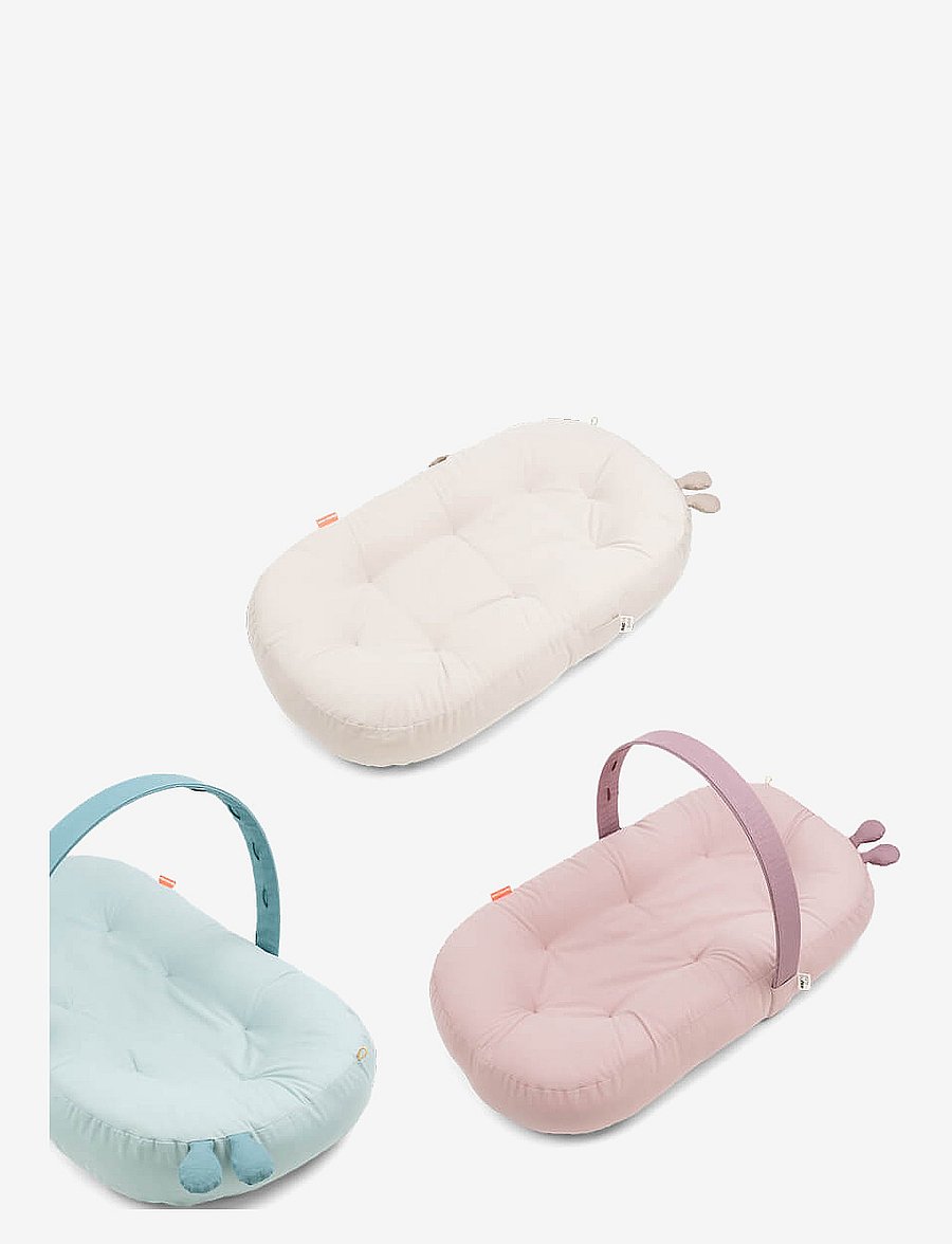 Done by Deer - Cozy lounger w/activity arch Raffi Blue - babynester - blue - 3