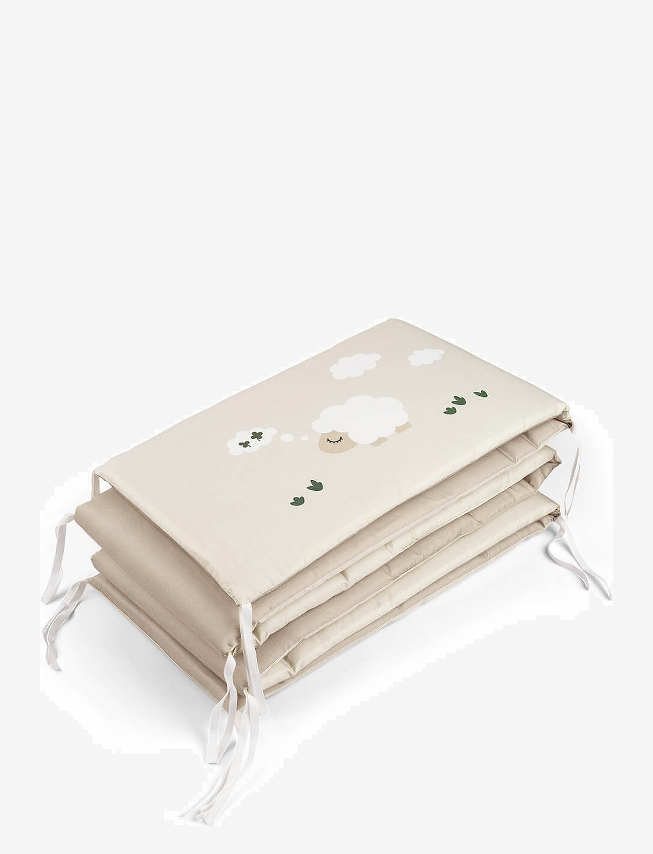 Done by Deer - Padded bed bumper Tiny farm Sand - sand - 0