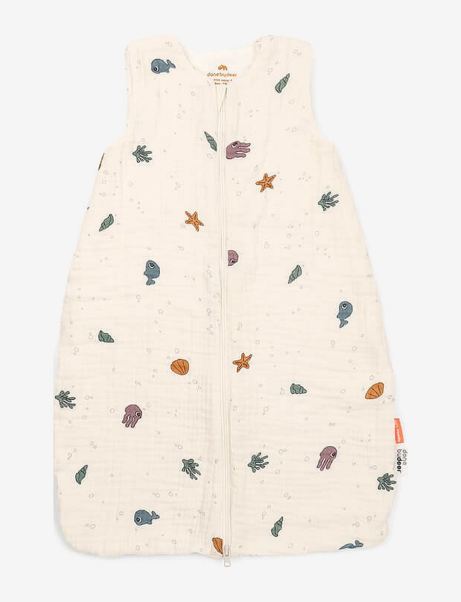 Done by Deer - Sleepy bag TOG 1.0 GOTS Sea friends - beige - 0