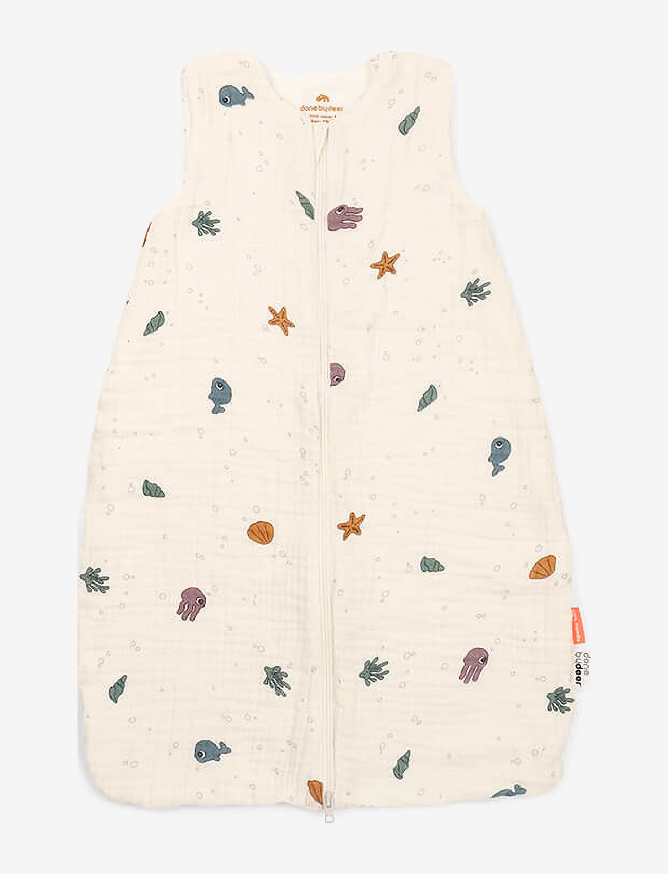 Done by Deer - Sleepy bag TOG 1.0 GOTS Sea friends - beige - 0