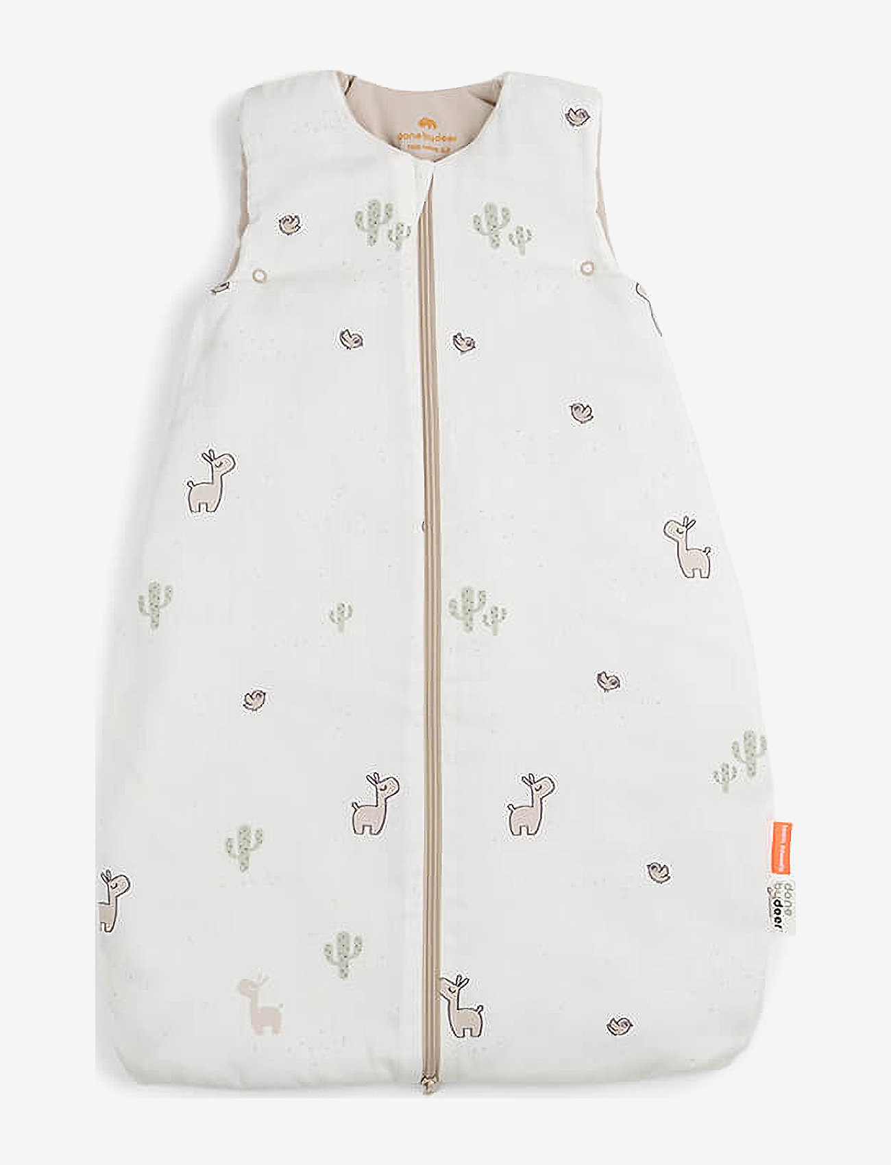 Done by Deer Sleepy bag TOG 2.5 Lalee Sand 90 cm - Beebitooted - SAND / white