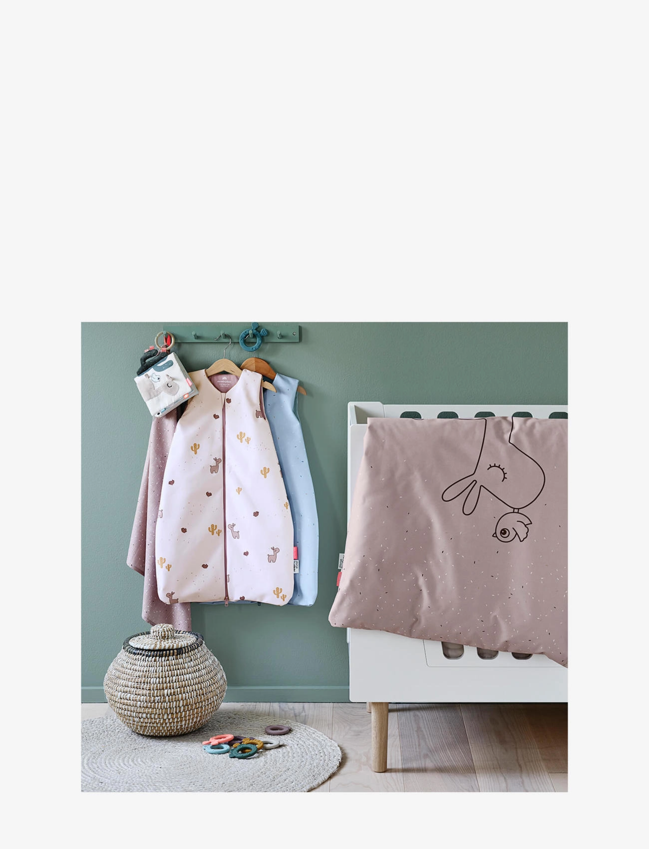 Done by Deer - Sleepy bag TOG 2.5 Lalee Sand 90 cm - baby-schlafsäcke - sand - 1