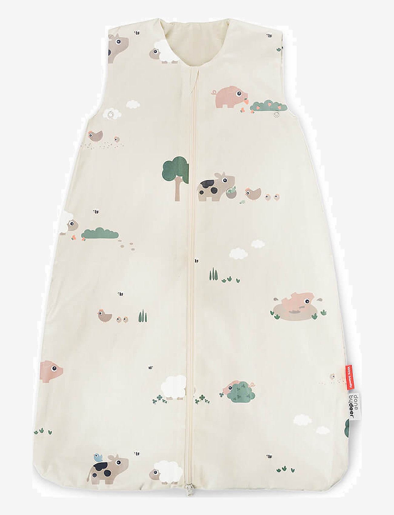 Done by Deer - Sleepy bag TOG 1.0 Tiny farm Sand 70 cm - sovpåsar - sand - 0