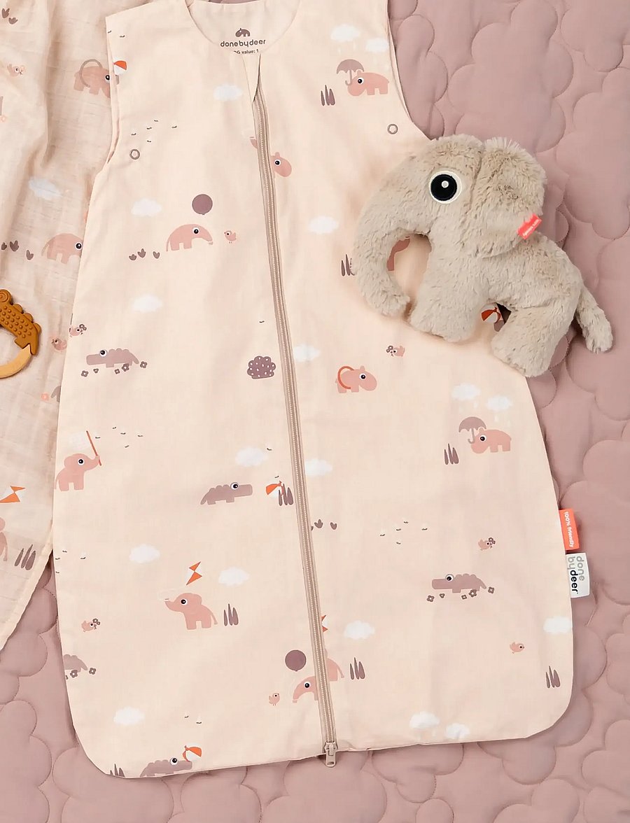 Done by Deer - Sleepy bag TOG 1.0 Playground Powder 70 cm - baby-schlafsäcke - powder - 0