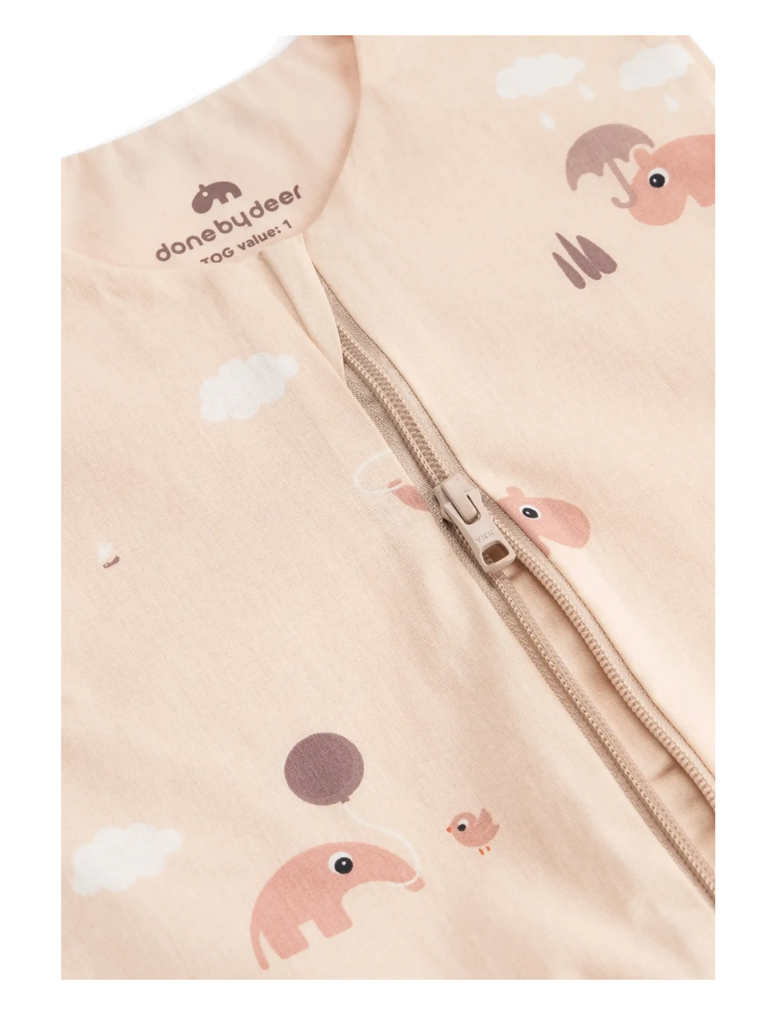 Done by Deer - Sleepy bag TOG 1.0 Playground Powder 70 cm - baby-schlafsäcke - powder - 2