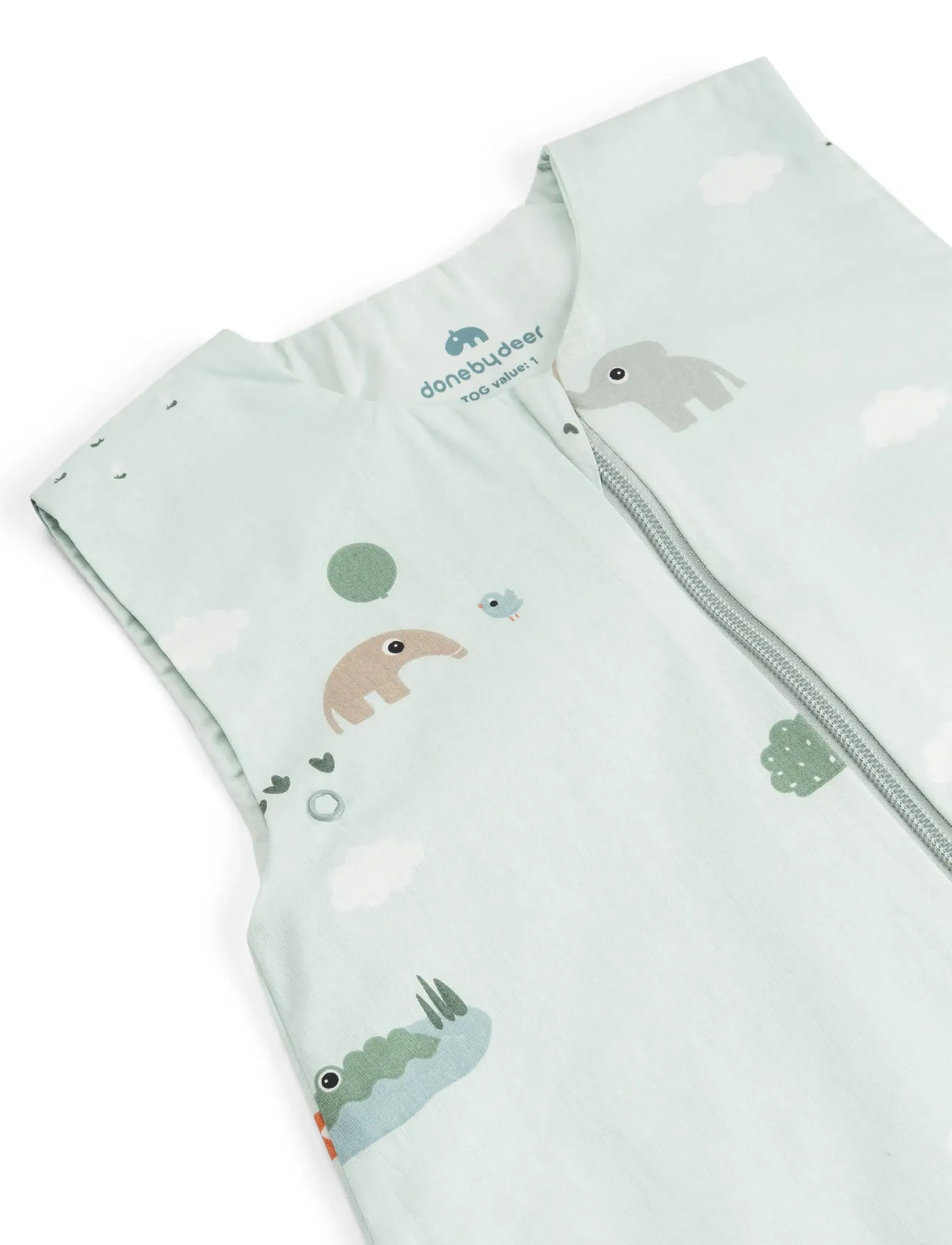 Done by Deer - Sleepy bag TOG 1.0 Playground Blue 70 cm - beebi magamiskotid - blue - 5