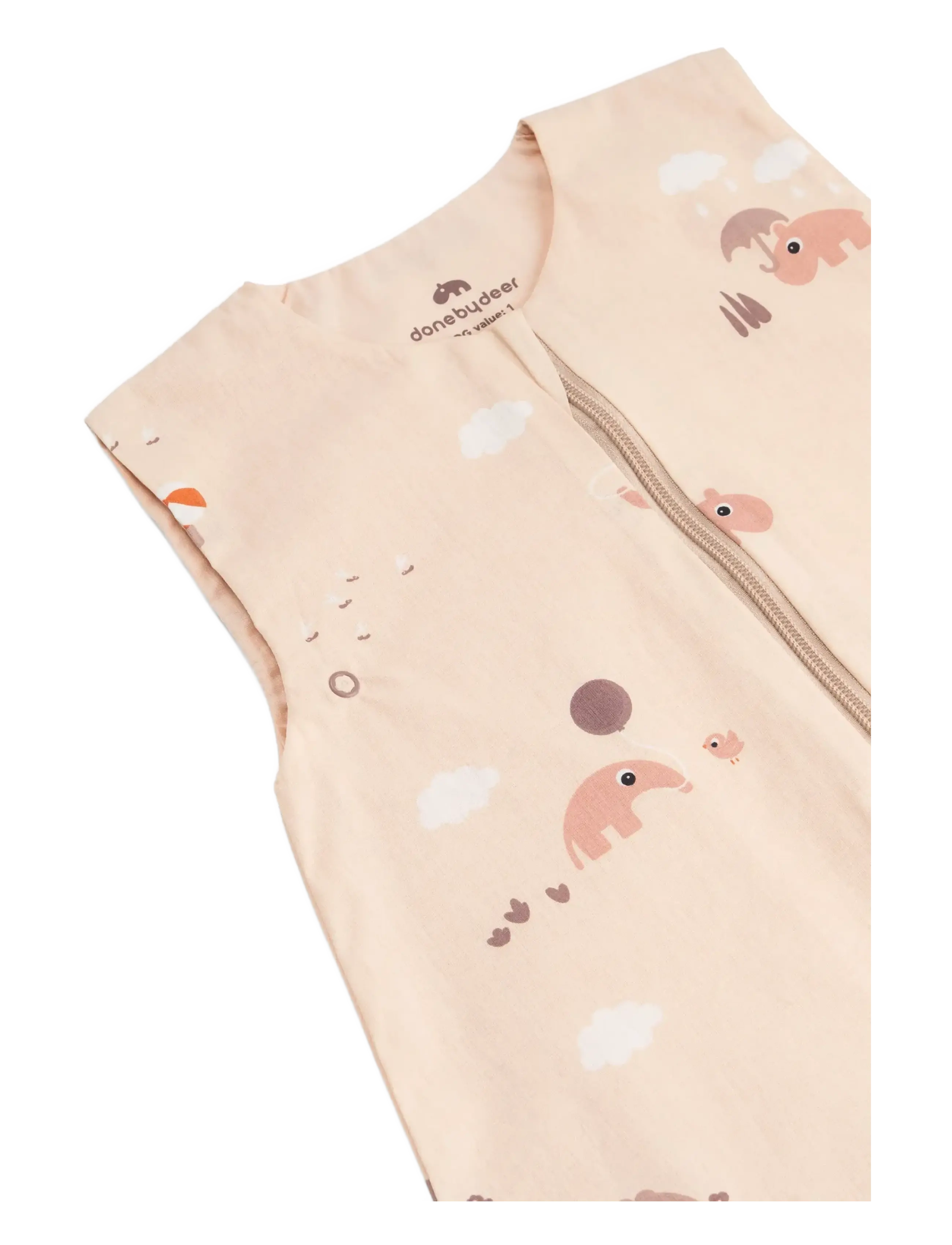 Done by Deer - Sleepy bag TOG 1.0 Playground Powder 90 cm - sovpåsar - powder - 2