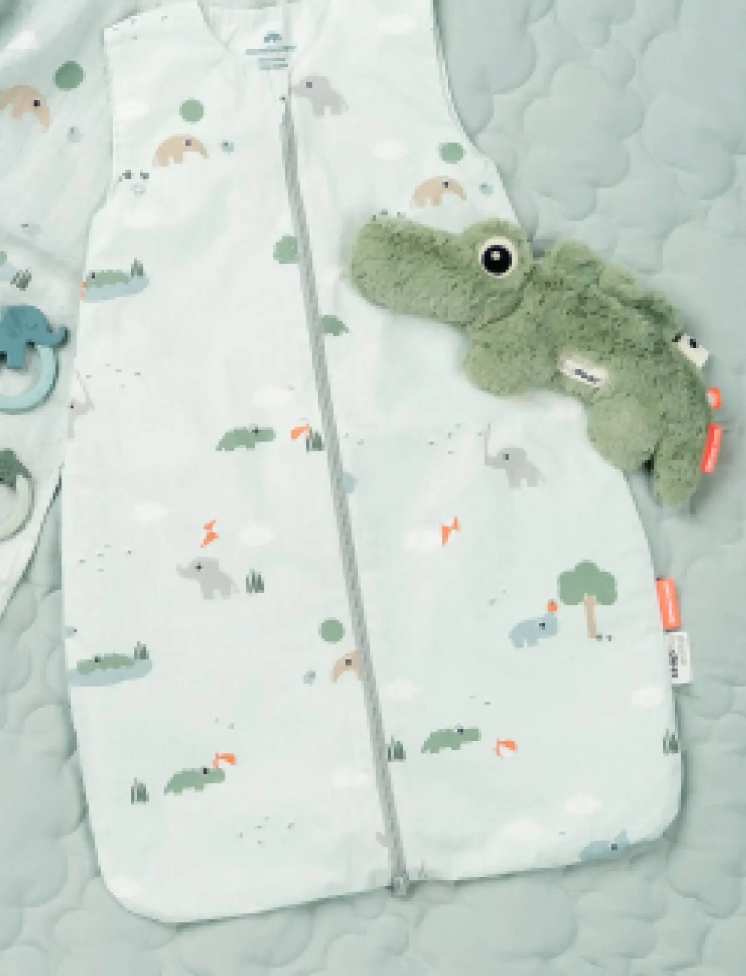 Done by Deer - Sleepy bag TOG 1.0 Playground Blue 90 cm - baby sleeping bags - blue - 3