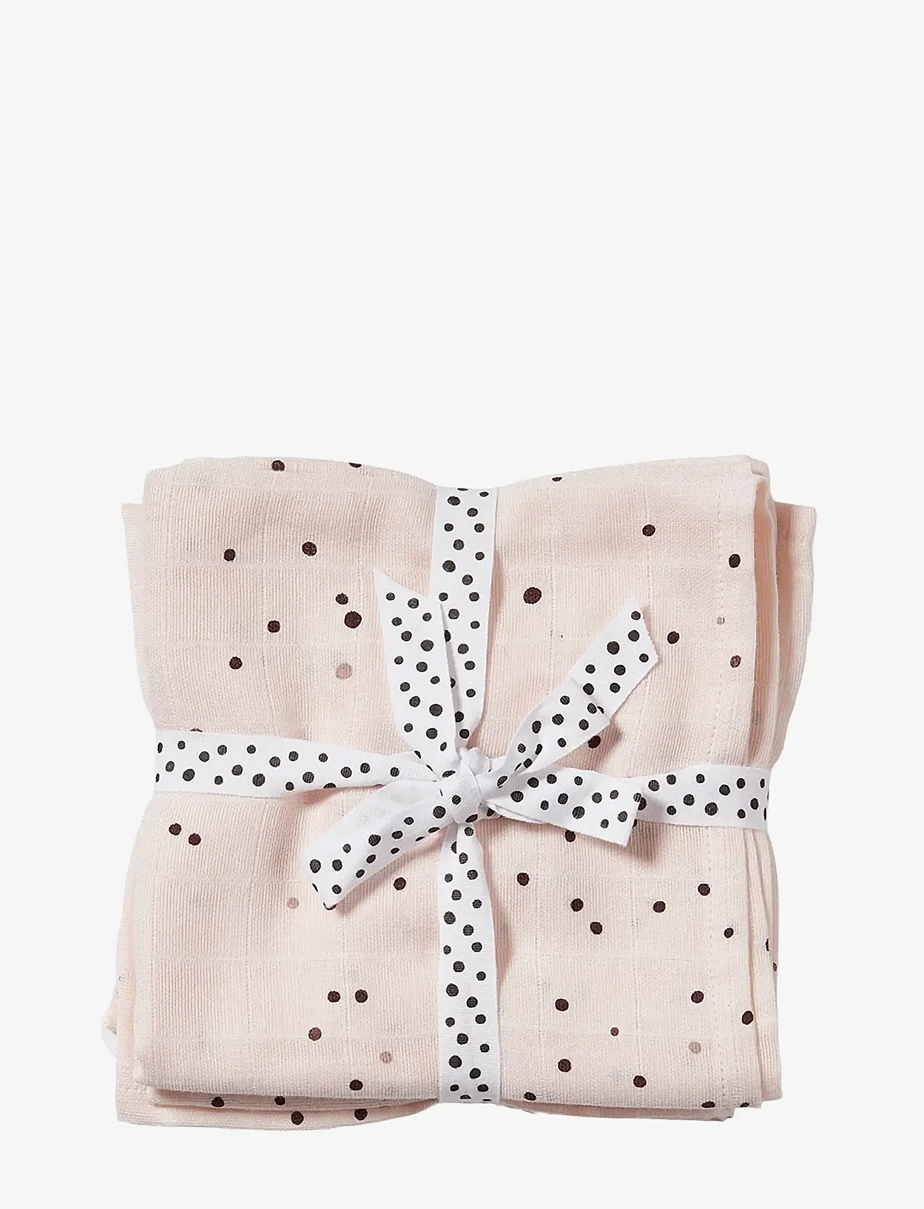 Done by Deer - Burp cloth 2-pack Dreamy dots Powder - dregglisar - powder - 1