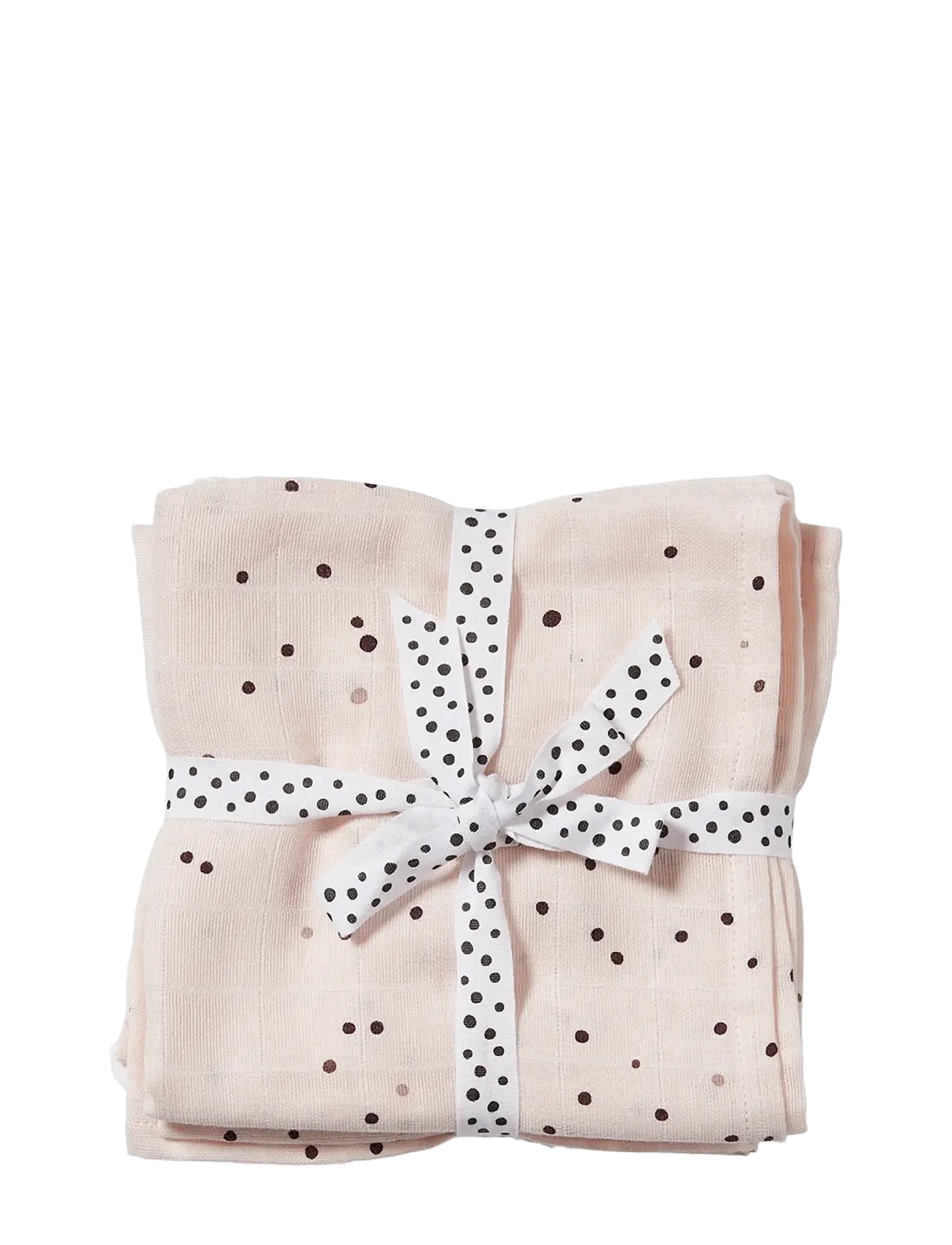 Done by Deer Burp cloth 2-pack Dreamy dots Powder - Baby care - POWDER / pink/rose