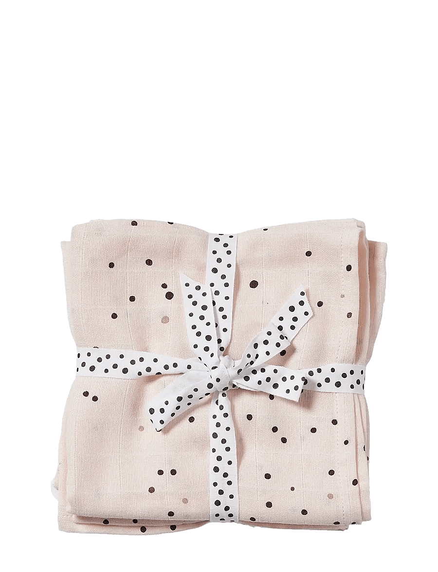 Done by Deer - Burp cloth 2-pack Dreamy dots Powder - Śliniaczki - powder - 1