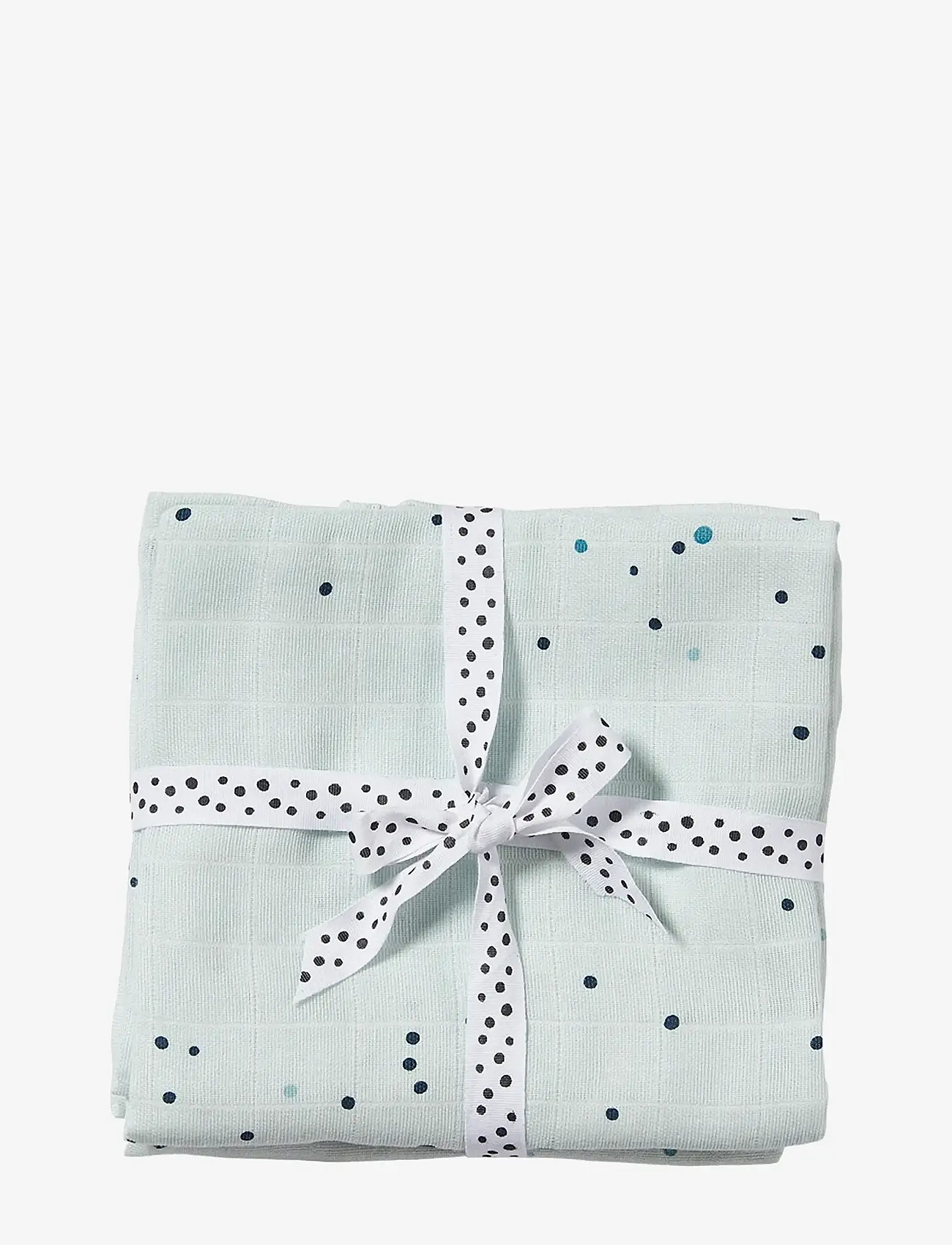 Done by Deer - Stofble 2 stk. Dreamy dots Blå - hagesmækker - blue - 1