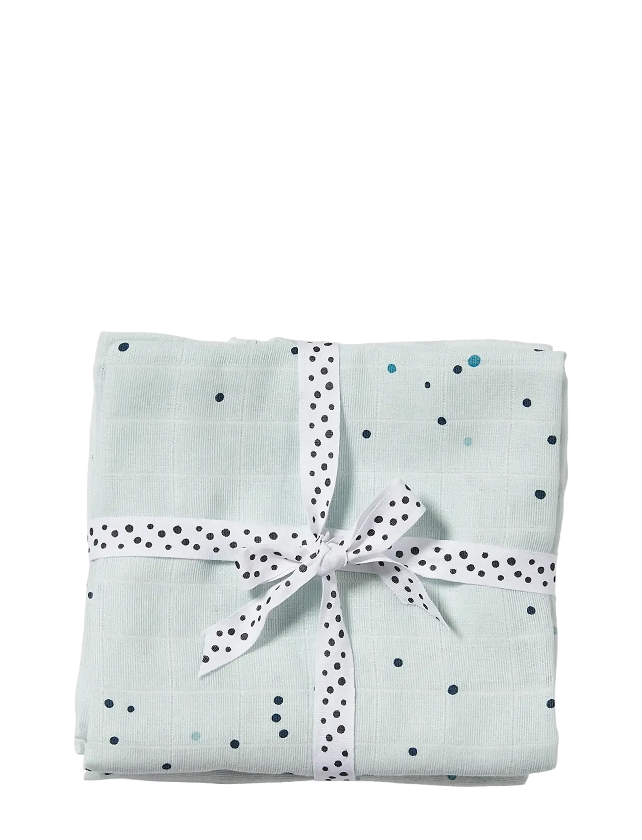 Done by Deer Burp cloth 2-pack Dreamy dots Blue - Baby care - BLUE / white