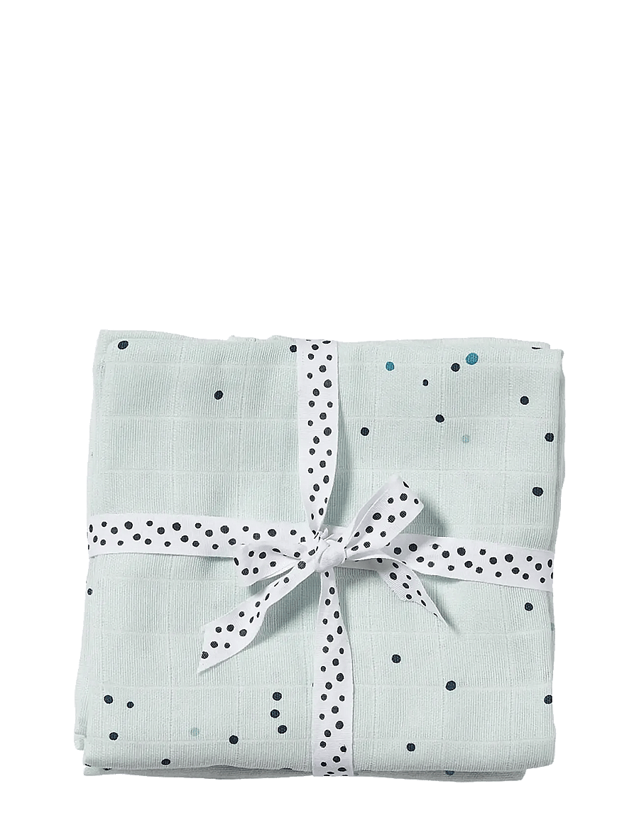 Done by Deer - Burp cloth 2-pack Dreamy dots Blue - dregglisar - blue - 1