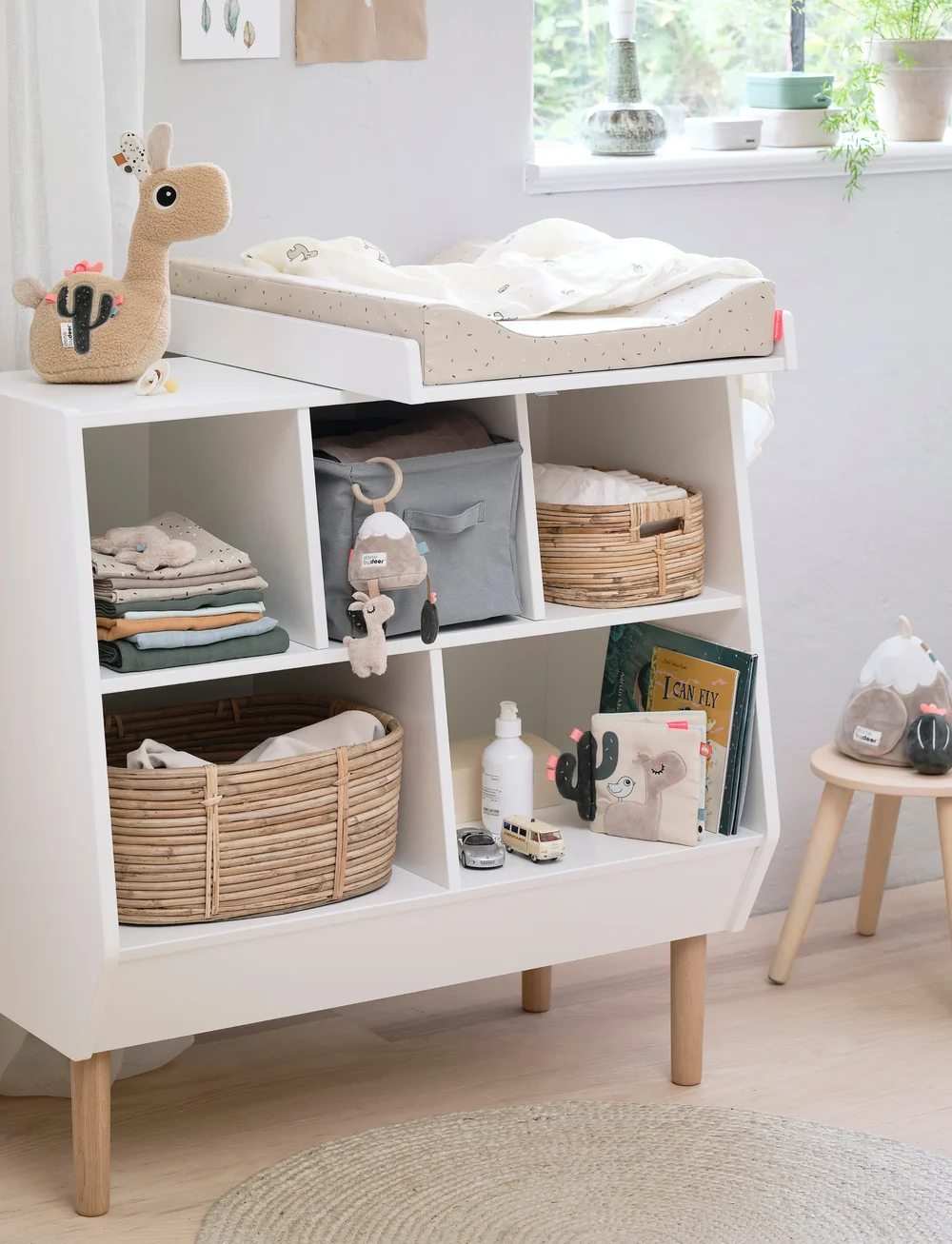 Done by Deer - Burp cloth 3-pack GOTS Lalee Sand - muslindukar - sand - 0