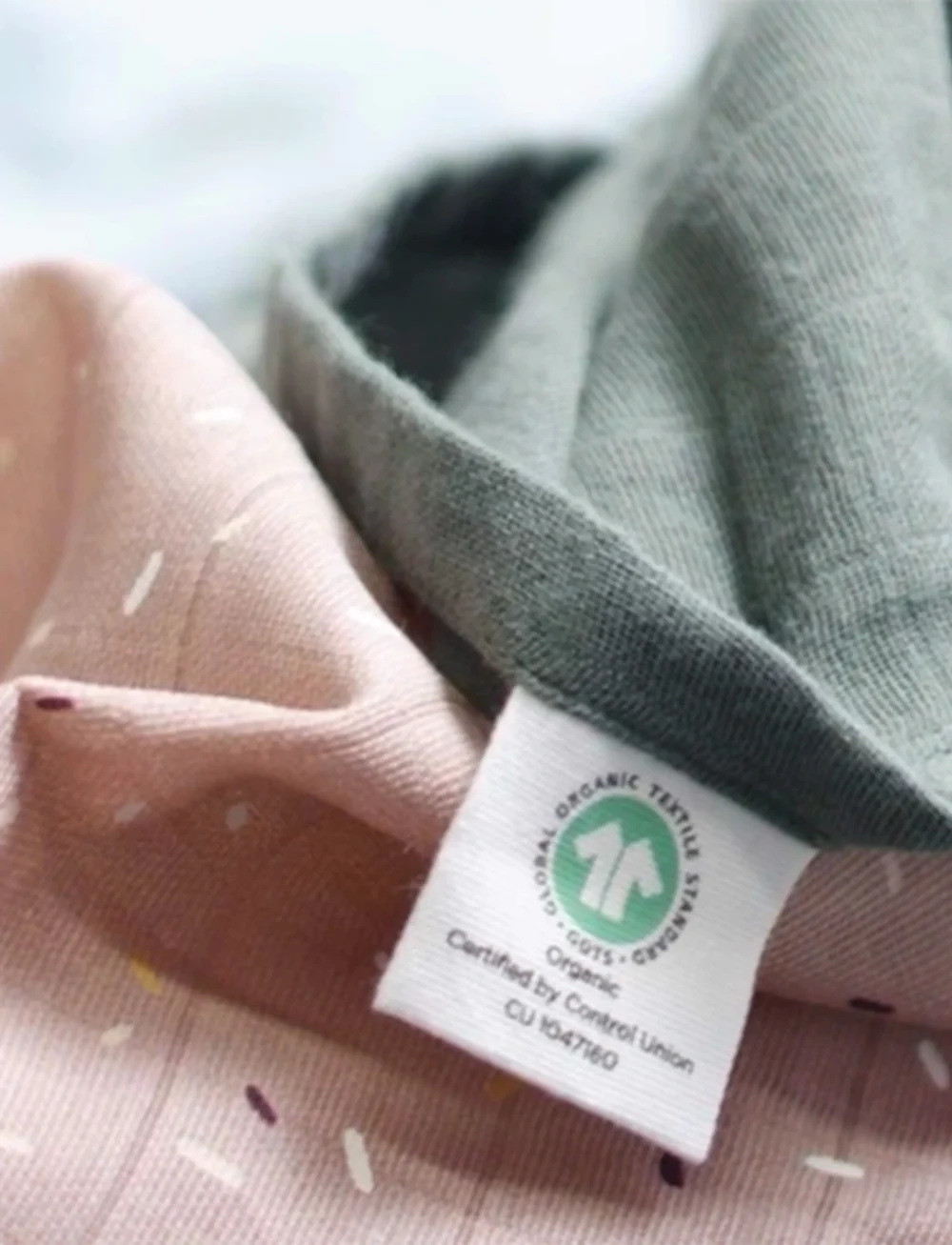 Done by Deer - Burp cloth 3-pack GOTS Lalee Sand - muslindukar - sand - 4