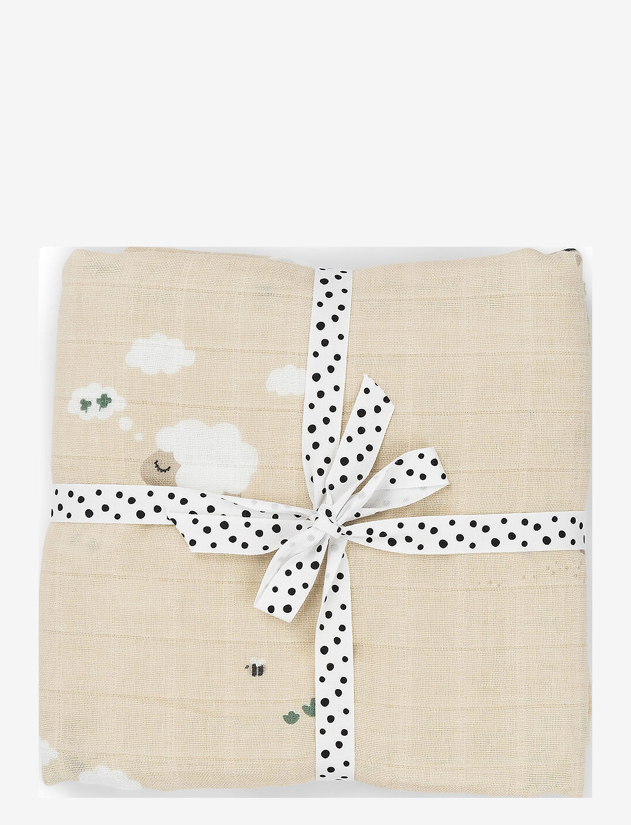 Done by Deer - Swaddle Tiny farm Sand - muslindukar - sand - 0