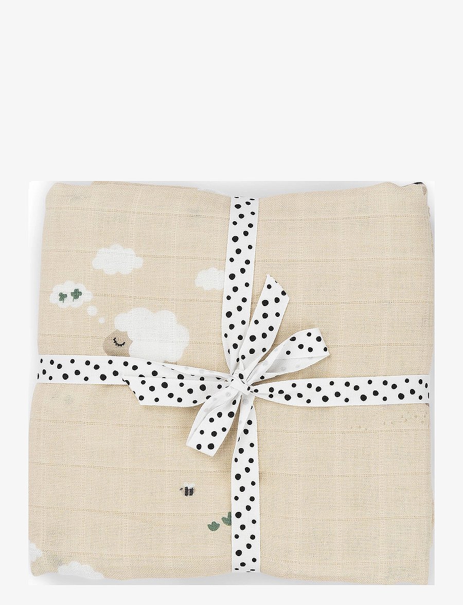 Done by Deer - Swaddle Tiny farm Sand - musliinist tekid - sand - 0