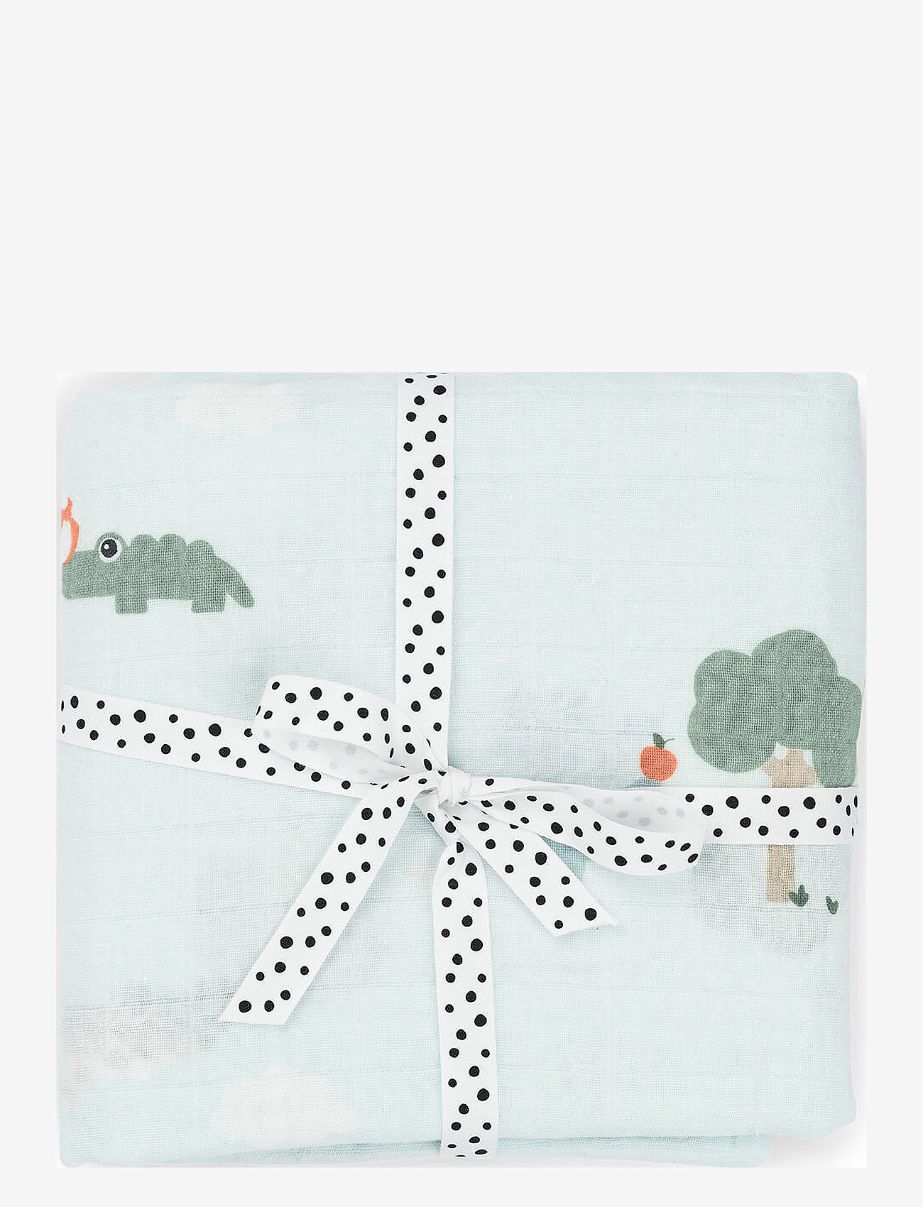Done by Deer - Swaddle Playground Blue - myjki muślinowe - blue - 0