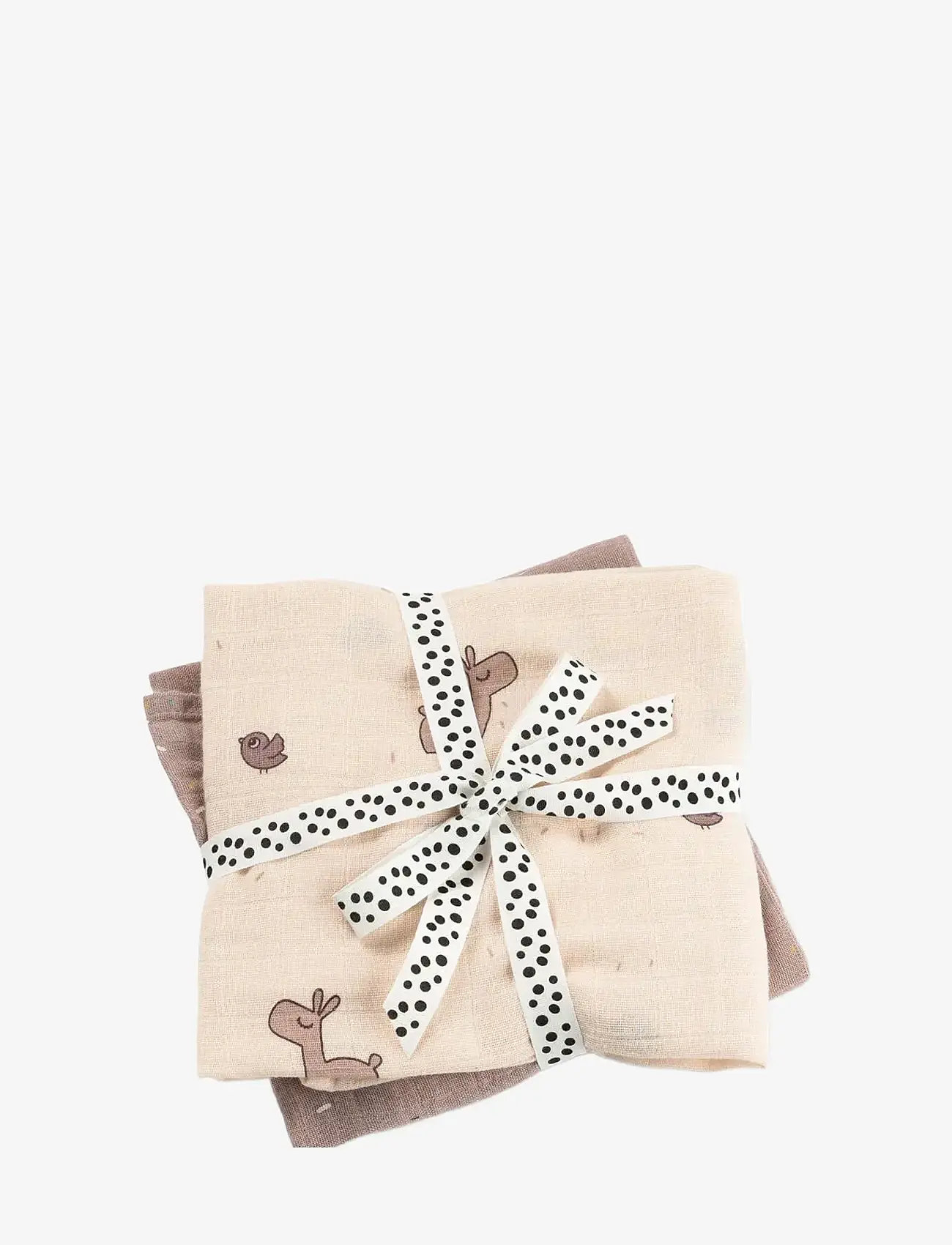 Done by Deer - Burp cloth 2-pack Lalee Powder - muslindukar - powder - 0