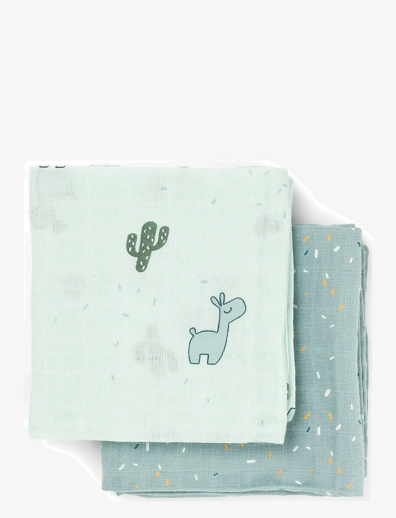 Done by Deer - Burp cloth 2-pack Lalee Blue - muslindukar - blue - 1