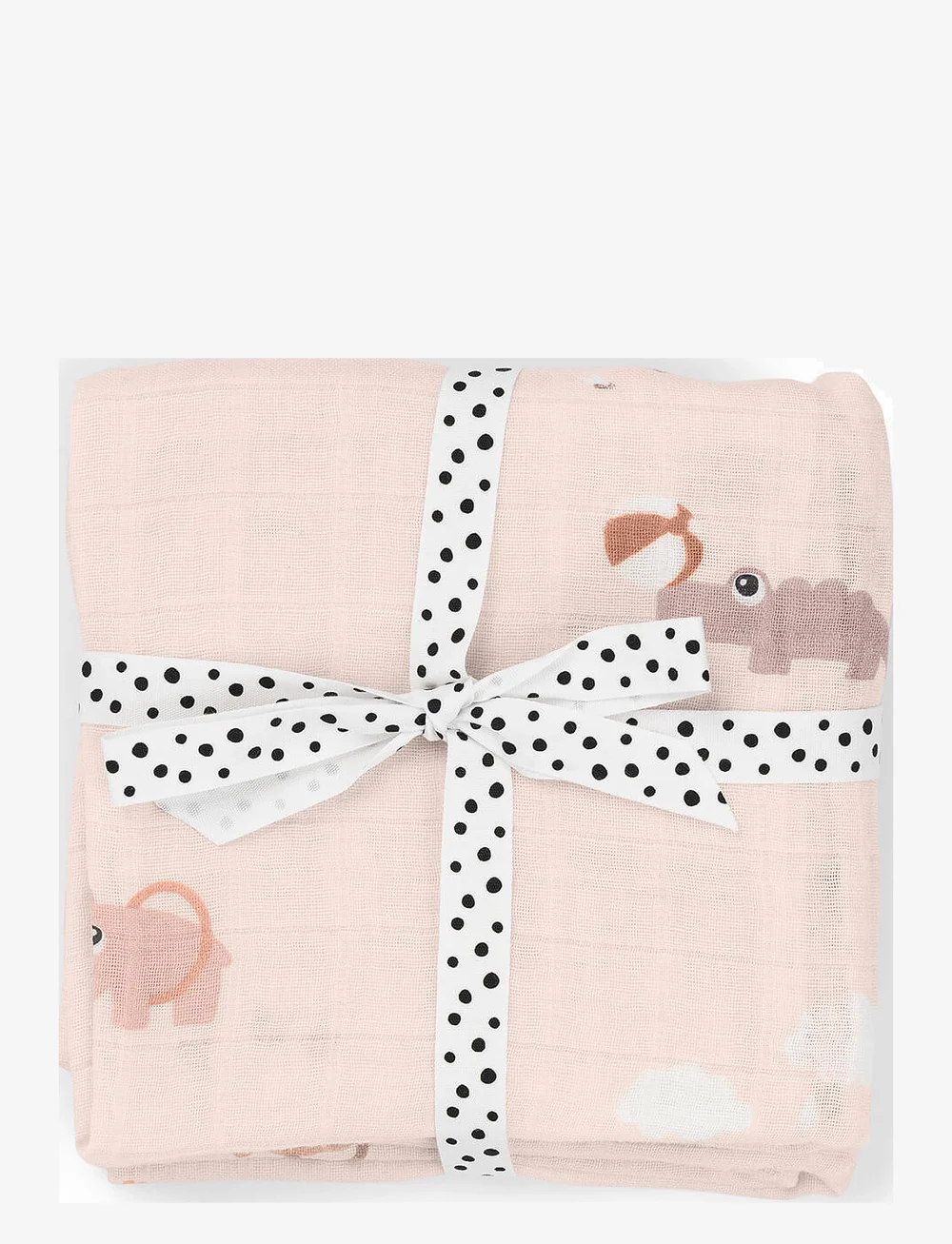 Done by Deer - Burp cloth 2-pack Playground Powder - babyfiltar - powder - 0