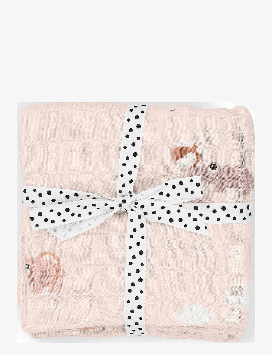 Done by Deer - Burp cloth 2-pack Playground Powder - kocyki dla niemowląt - powder - 0