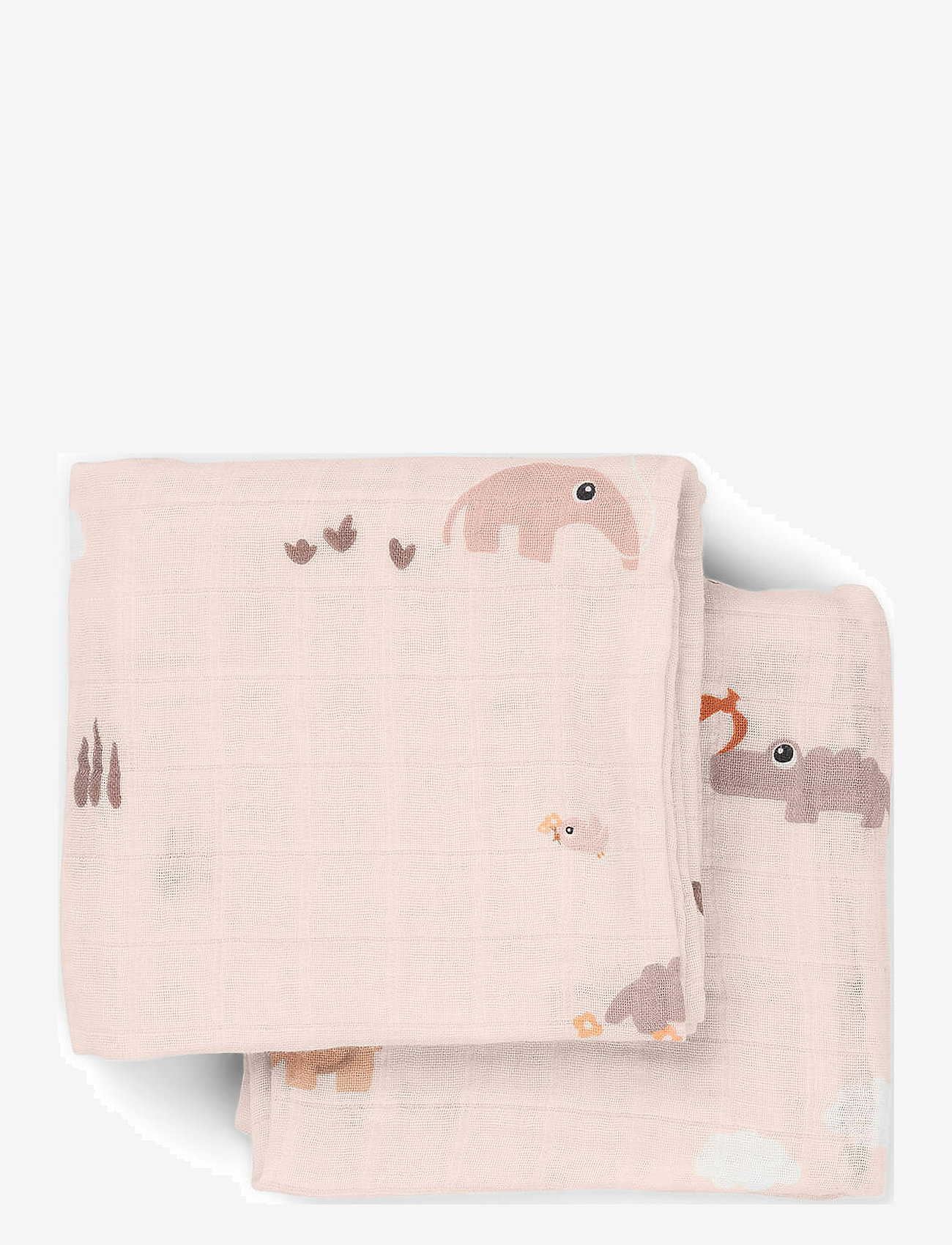 Done by Deer - Burp cloth 2-pack Playground Powder - babydecken - powder - 1