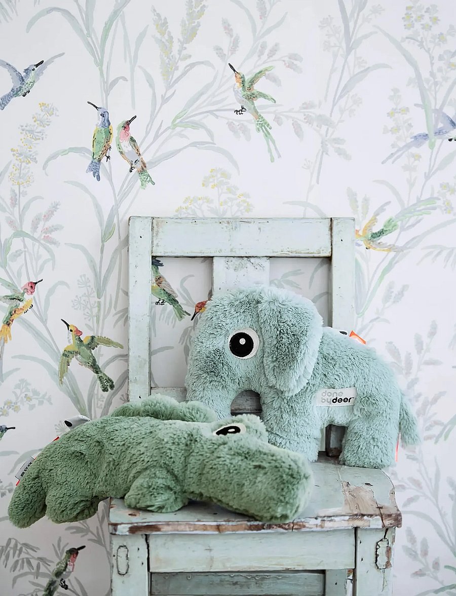Done by Deer - Cuddle cute Elphee Blue - kuscheltiere - blue - 0