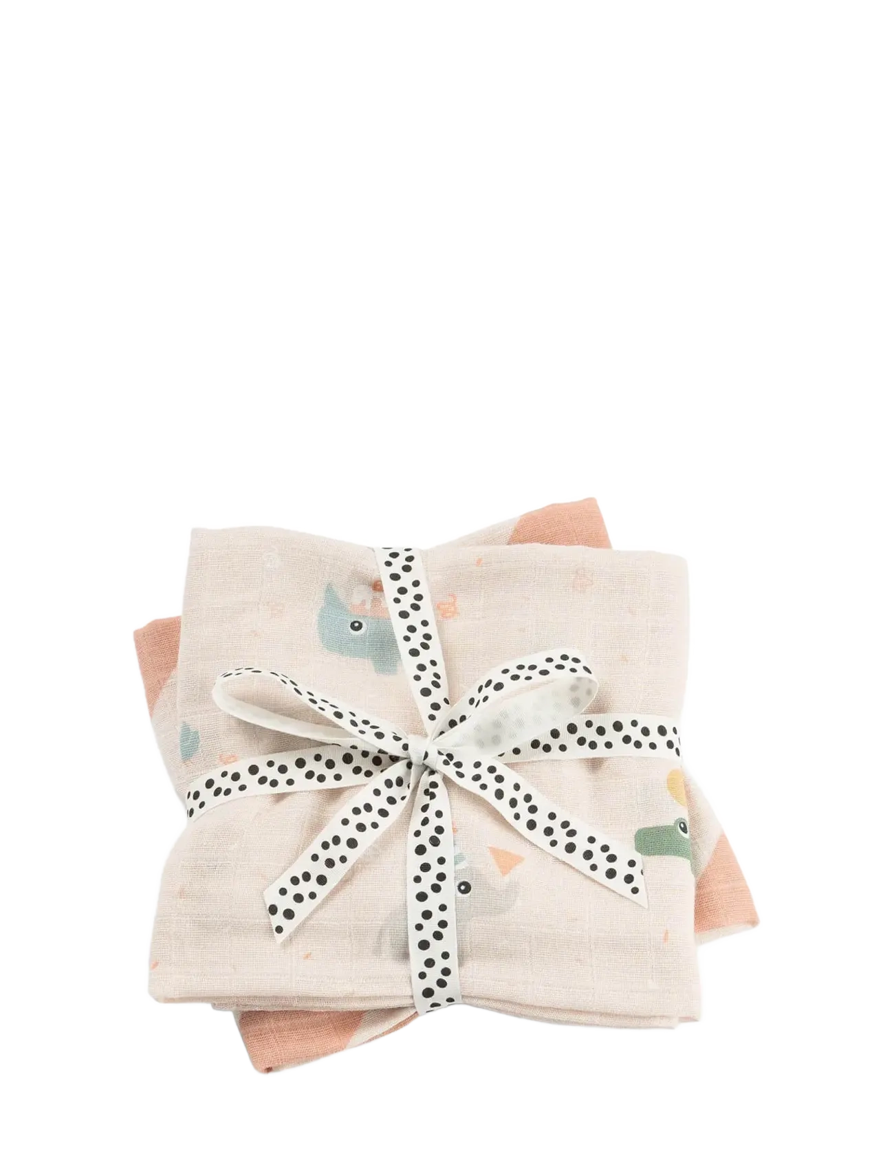 Done by Deer Burp cloth 2-pack Celebration Powder - Babyprodukte - POWDER / pink/rose