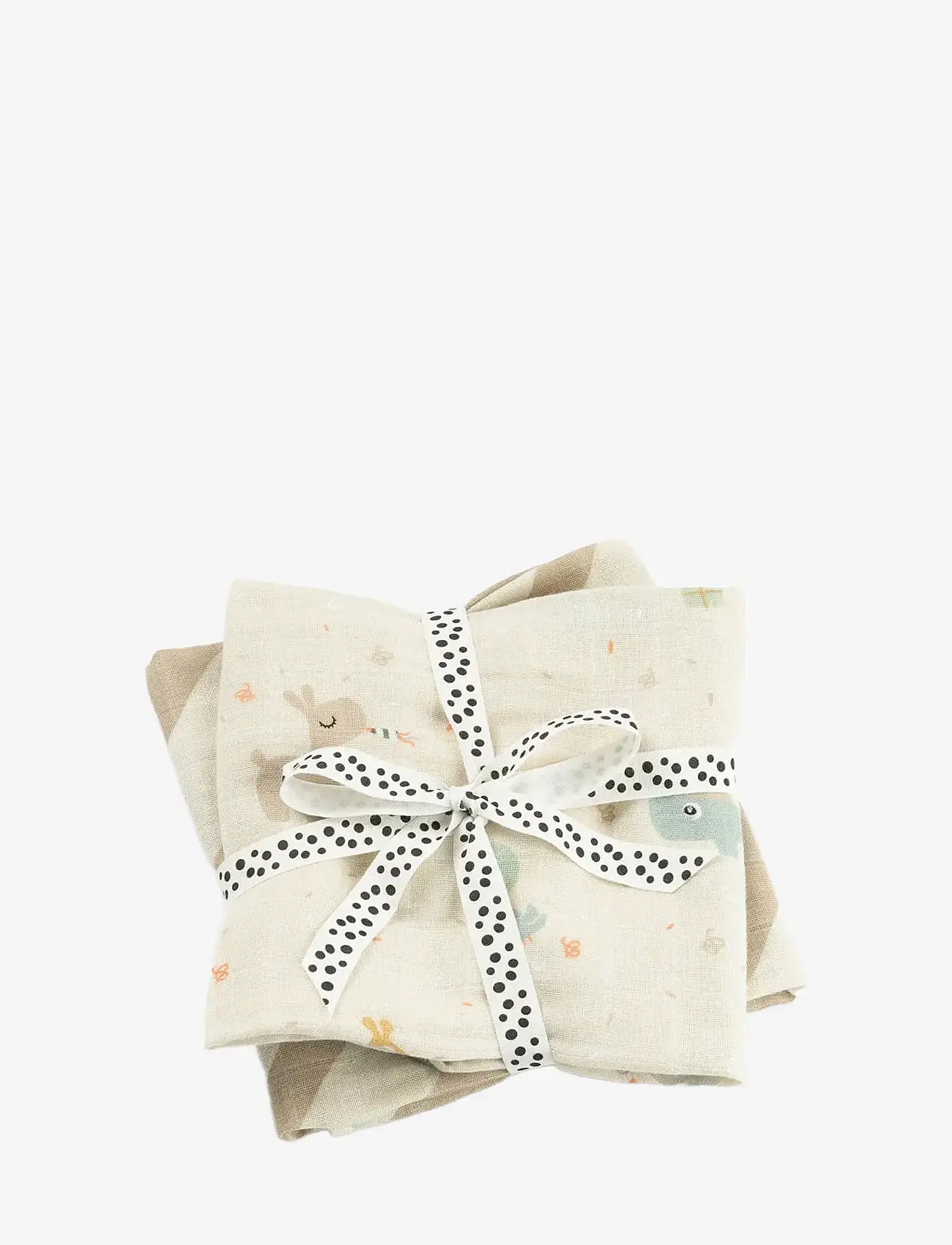 Done by Deer - Burp cloth 2-pack Celebration Sand - mulltücher - sand - 1