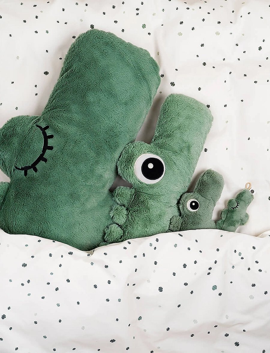Done by Deer - Cuddle friend Croco Green - mjukisdjur - green - 0