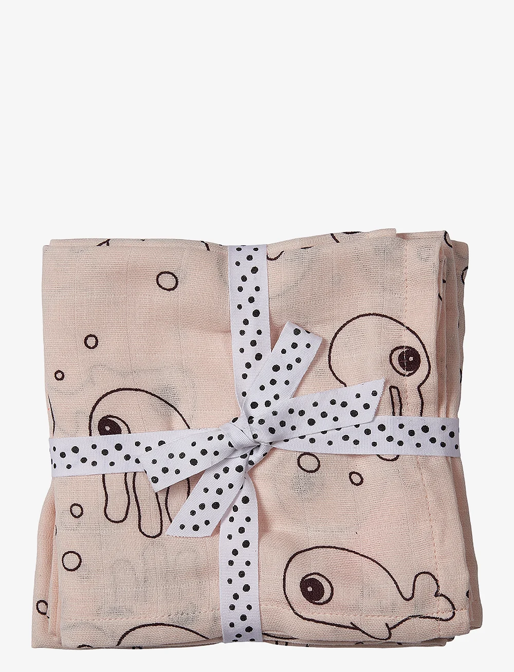 Done by Deer - Swaddle 2-pack Sea friends Powder - muslinfiltar - powder - 0