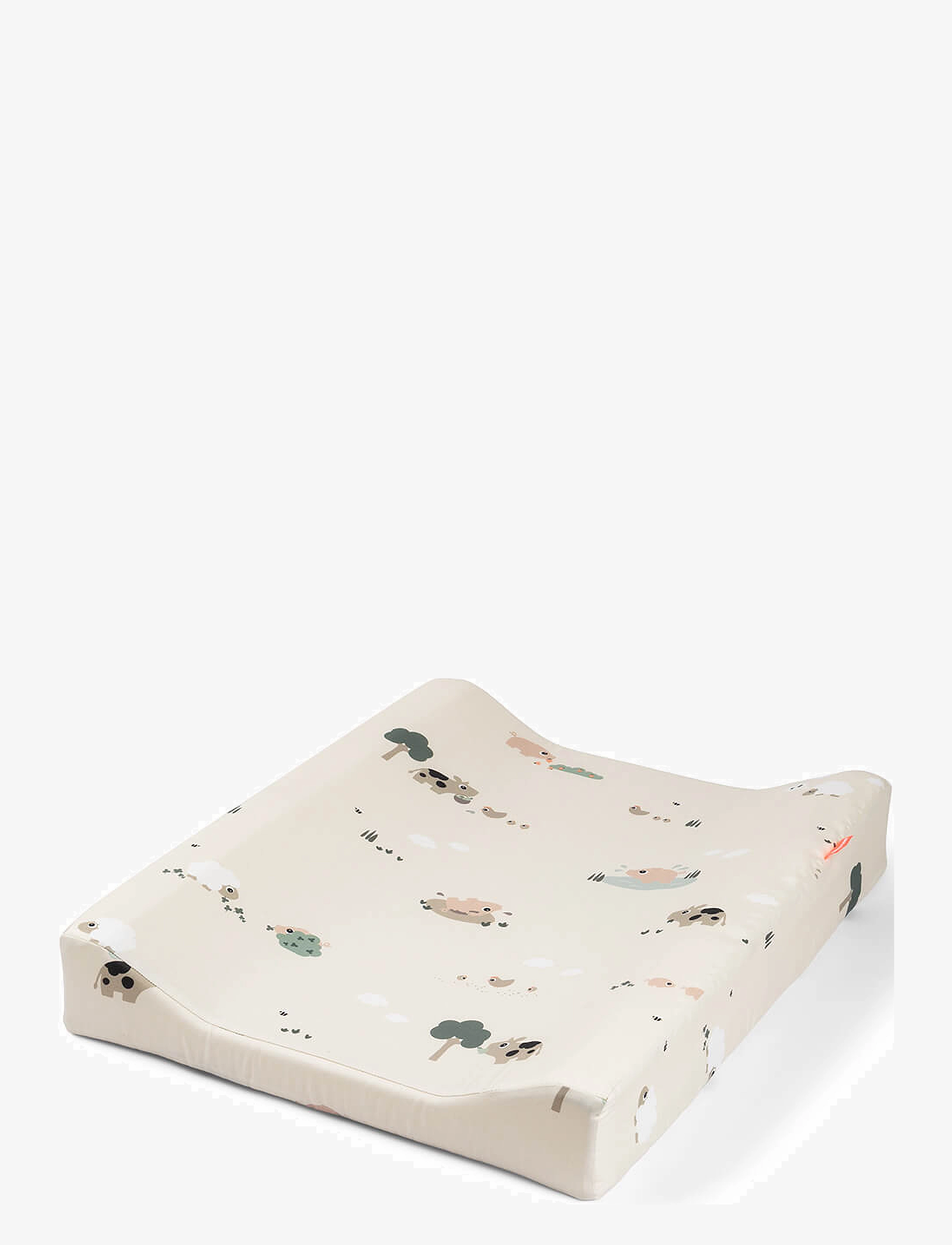 Done by Deer Changing Pad Tiny Farm Sand, 50X 65X 10 cm, Mats & Pads, Beige - Kinder