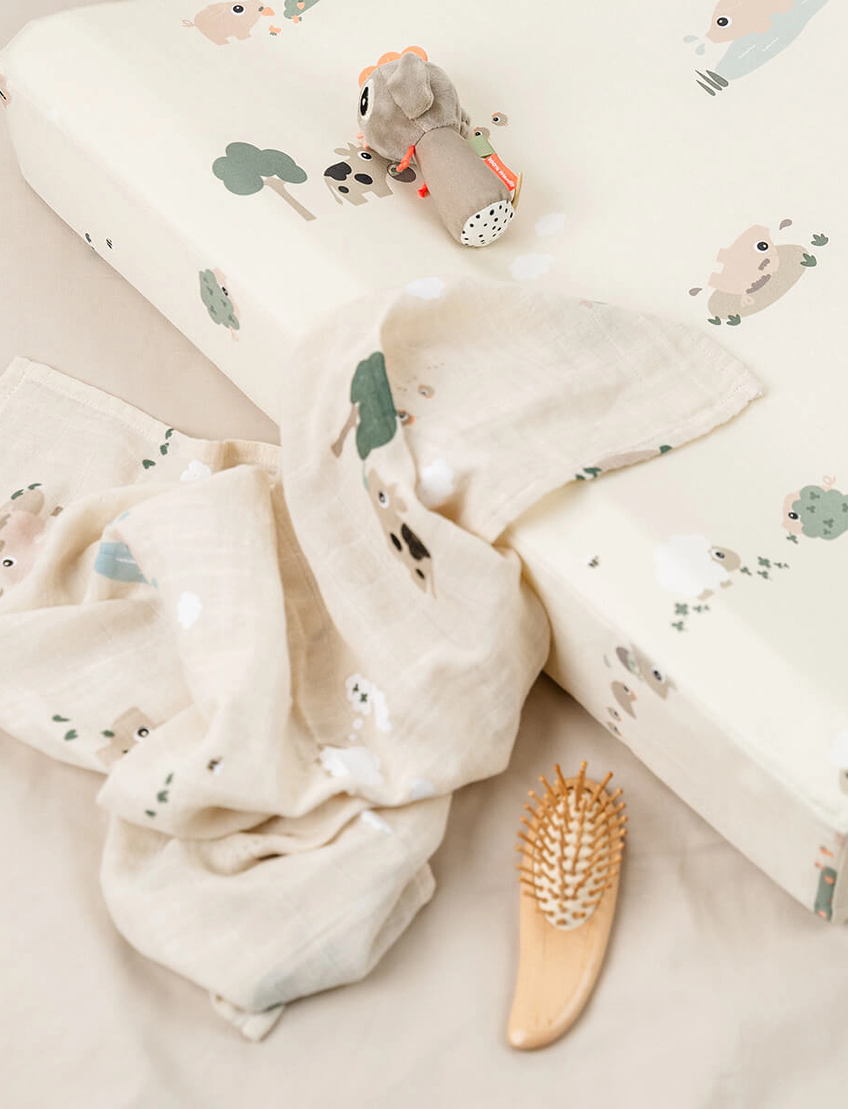 Done by Deer - Changing pad Tiny farm Sand - puslehynder - sand - 1