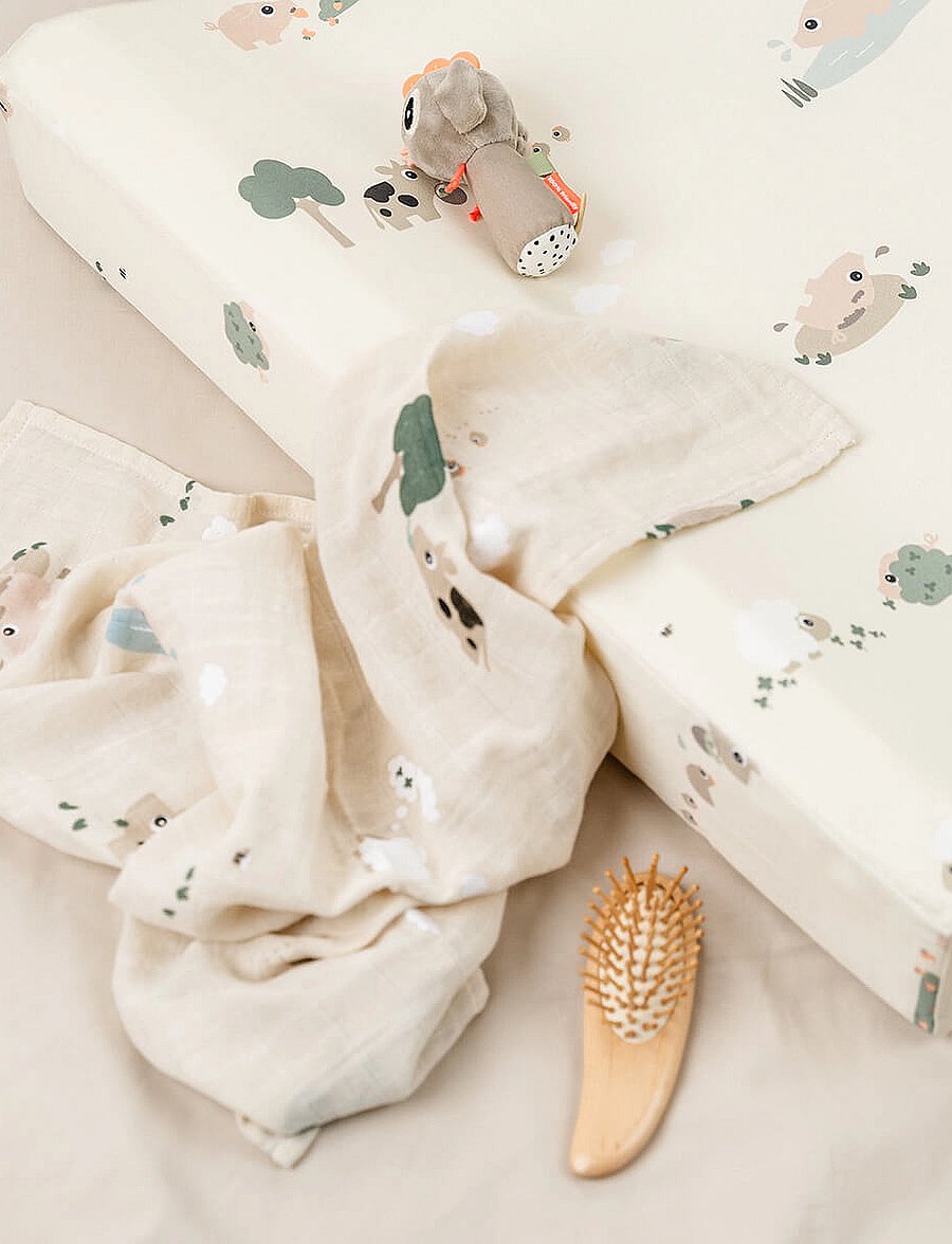 Done by Deer - Changing pad Tiny farm Sand - mähkimispadjad - sand - 1