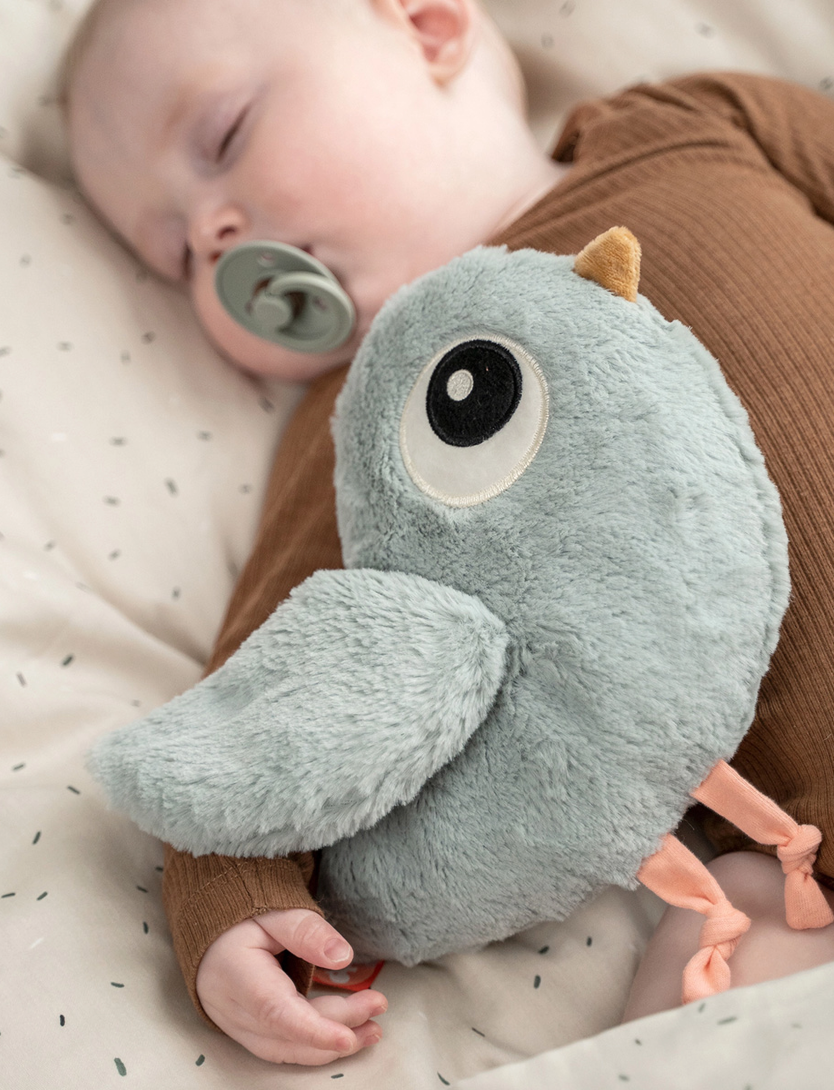 Done by Deer Cuddle Cute Birdee Blue, Stuffed Dyr, Blå, Str: ONE SIZE