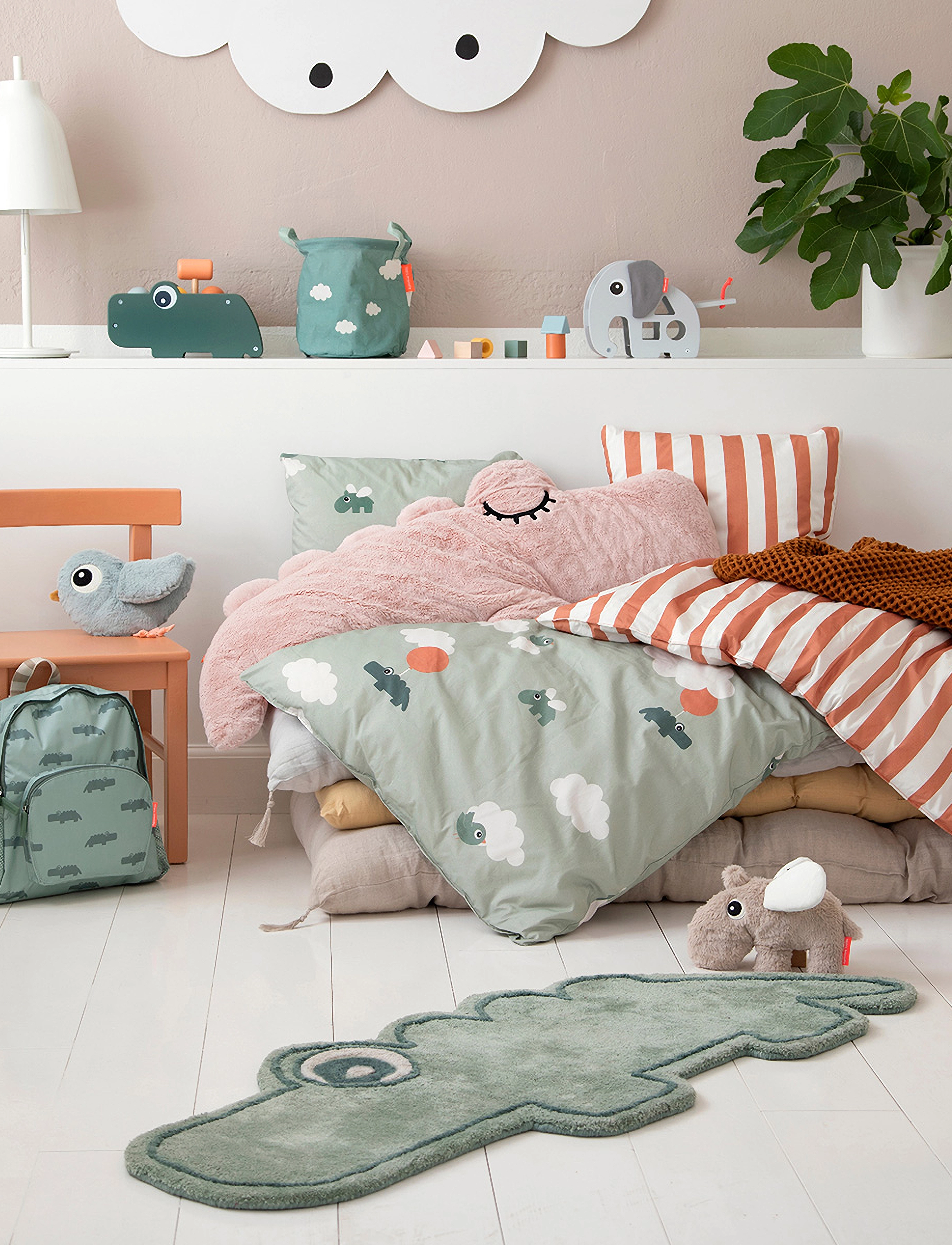 Done by Deer Cuddle Cute Ozzo Sand, Børn, Stuffed Dyr, Beige, Str: ONE SIZE