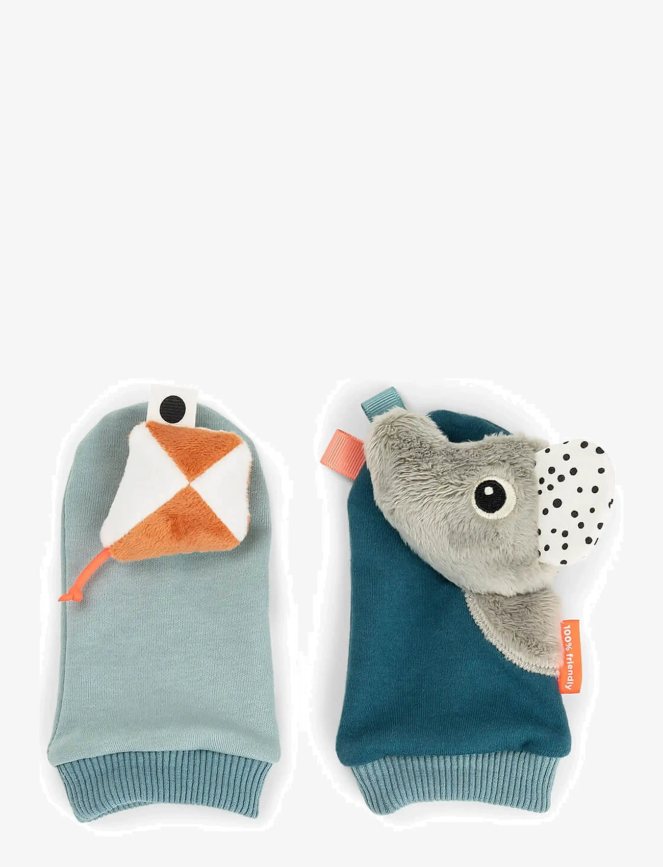 Done by Deer - Rattle socks Playground Blue - babysokker - blue - 1