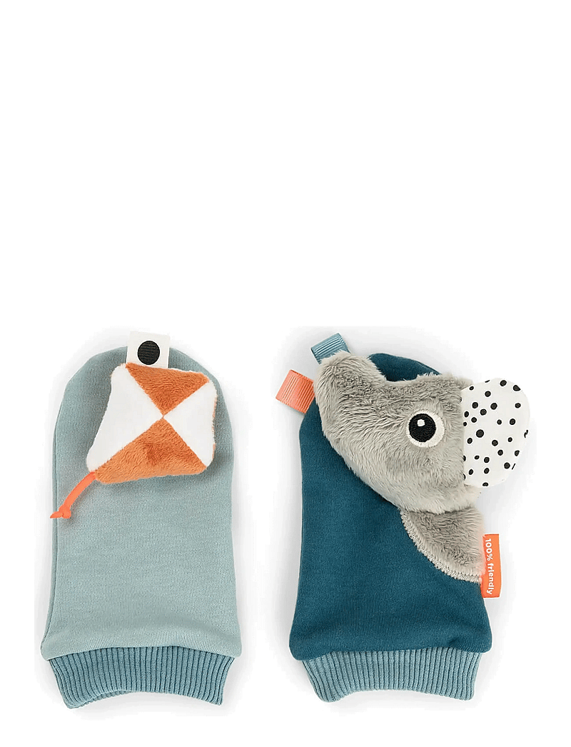 Done by Deer - Rattle socks Playground Blue - baby-socken - blue - 1