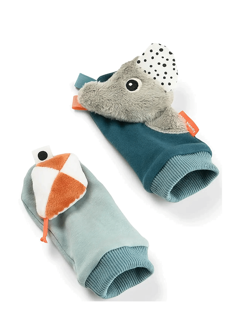 Done by Deer - Rattle socks Playground Blue - baby-socken - blue - 2