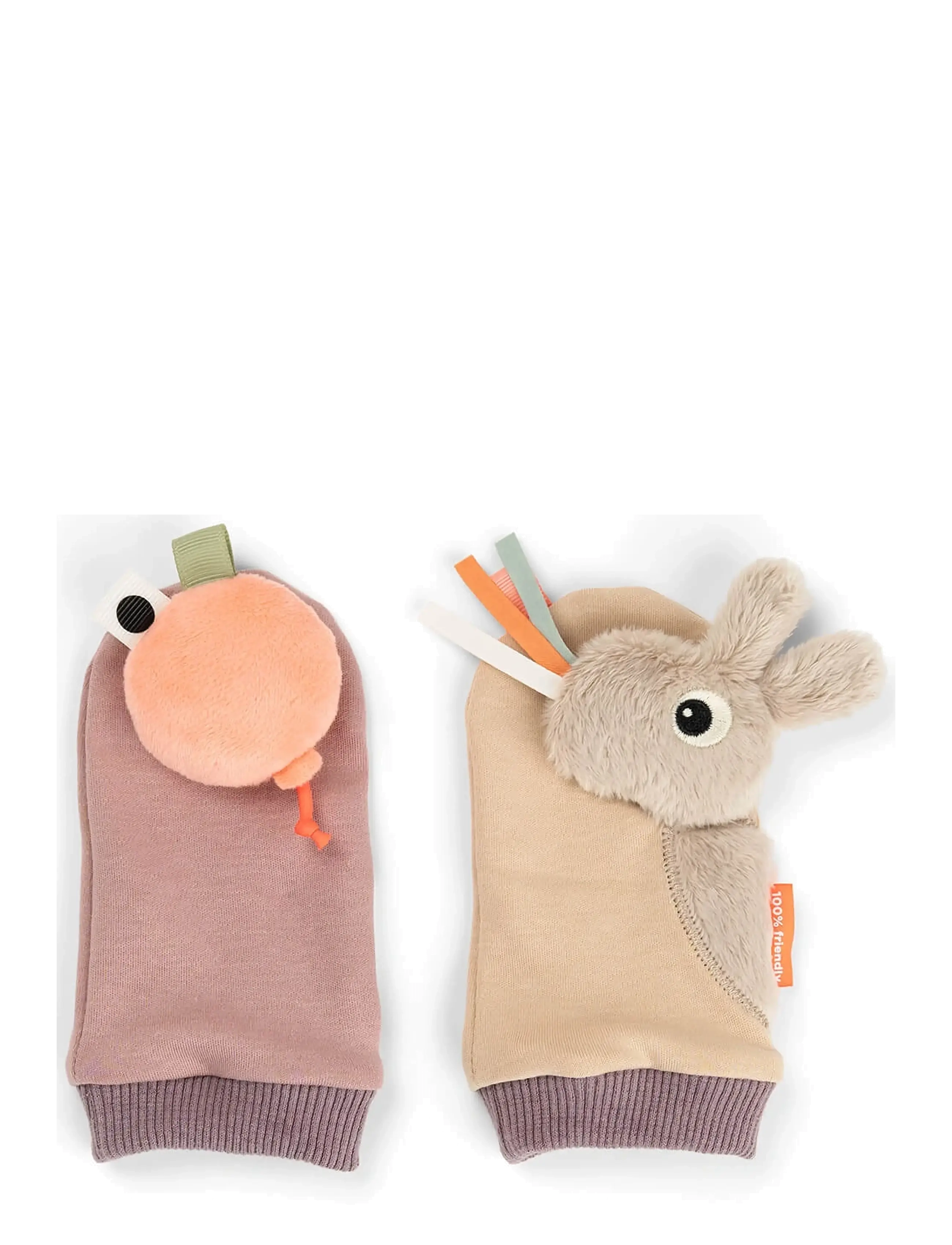 Done by Deer Rattle socks Celebration Sand - Kleding - SAND / brown