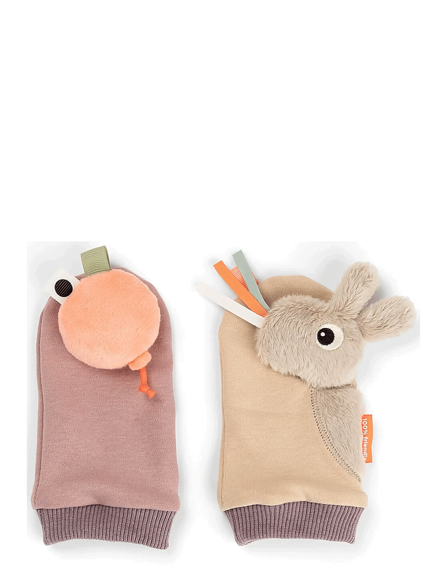 Done by Deer - Rattle socks Celebration Sand - baby-socken - sand - 1