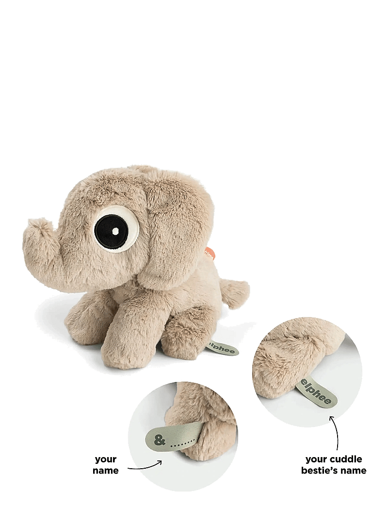 Done by Deer - Cuddle bestie Elphee Sand 20 cm - kuscheltiere - sand - 2