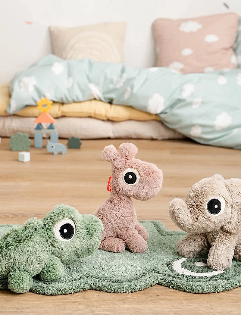 Done by Deer - Cuddle bestie Croco Green 28 cm - kuscheltiere - green - 3