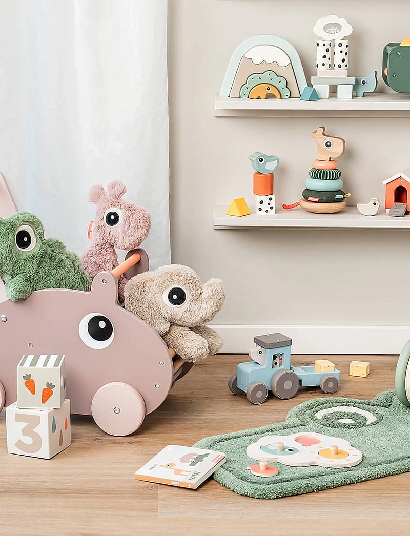 Done by Deer - Cuddle bestie Croco Green 28 cm - kuscheltiere - green - 4