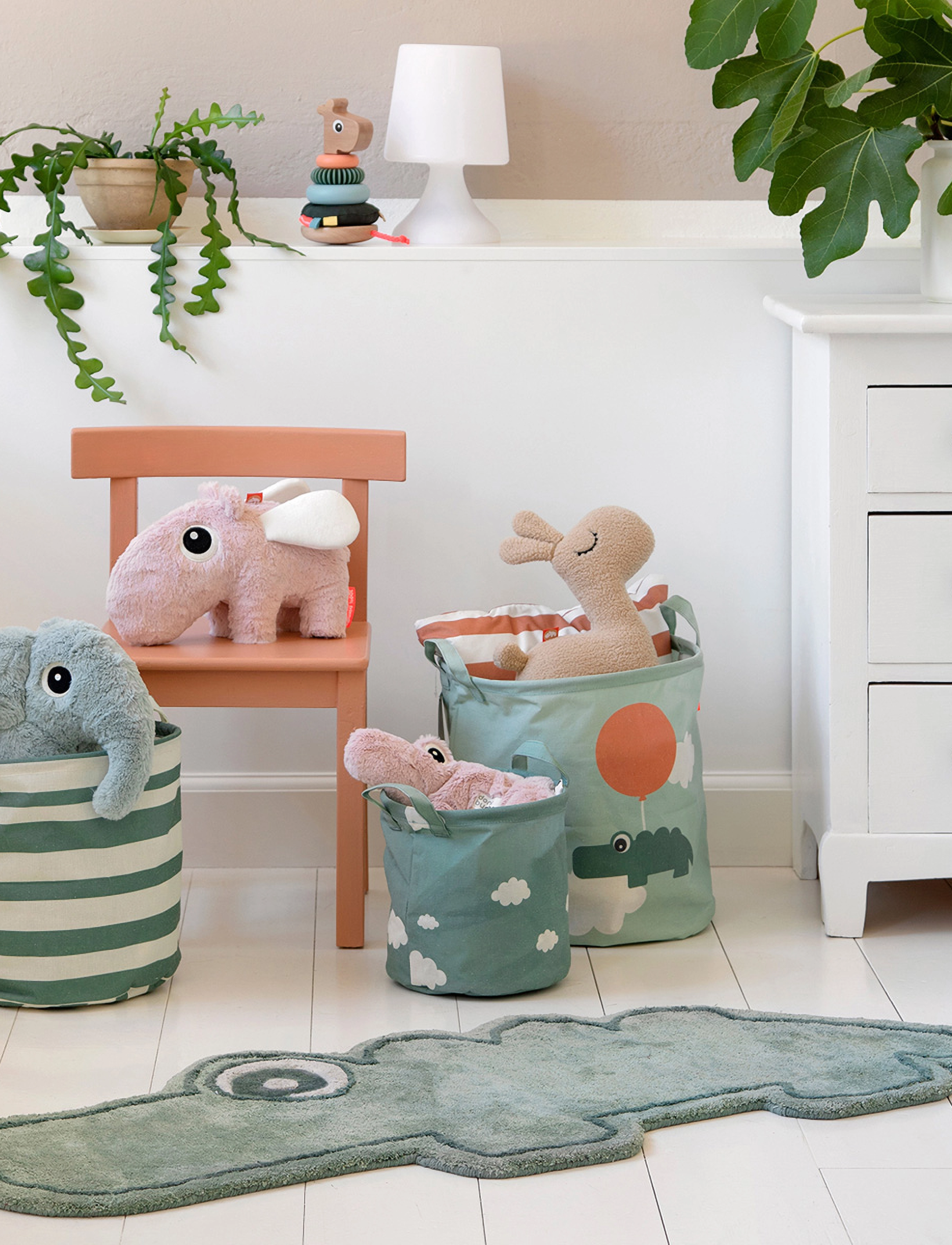 Done by Deer Soft Toy Happy Clouds Ozzo Powder, Børn, Stuffed Dyr, Pink, Str: ONE SIZE